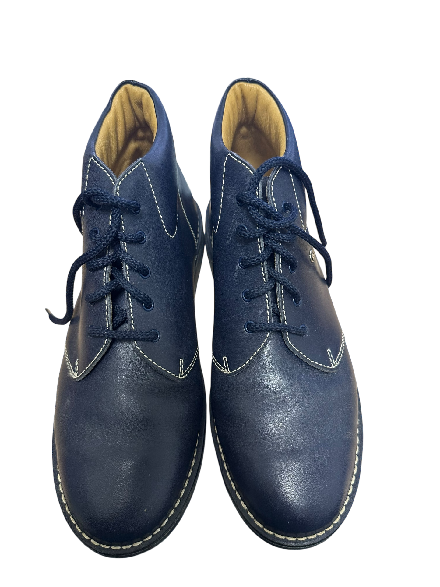 Bause Damenschuhe dunkelblau aus Echtleder Gr. 40