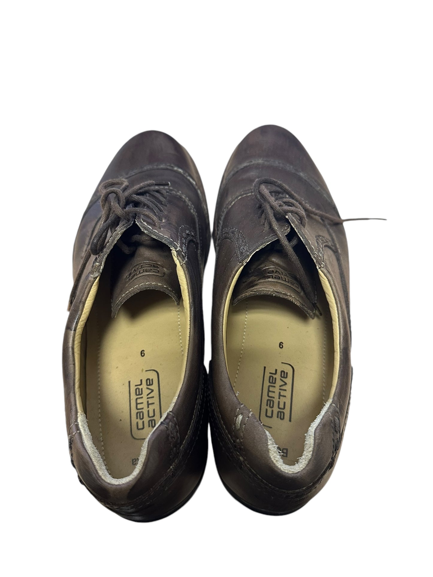 🟢 Camel Active Herrenschuhe Braun Gr. 43 – Echtleder – Made in Germany –