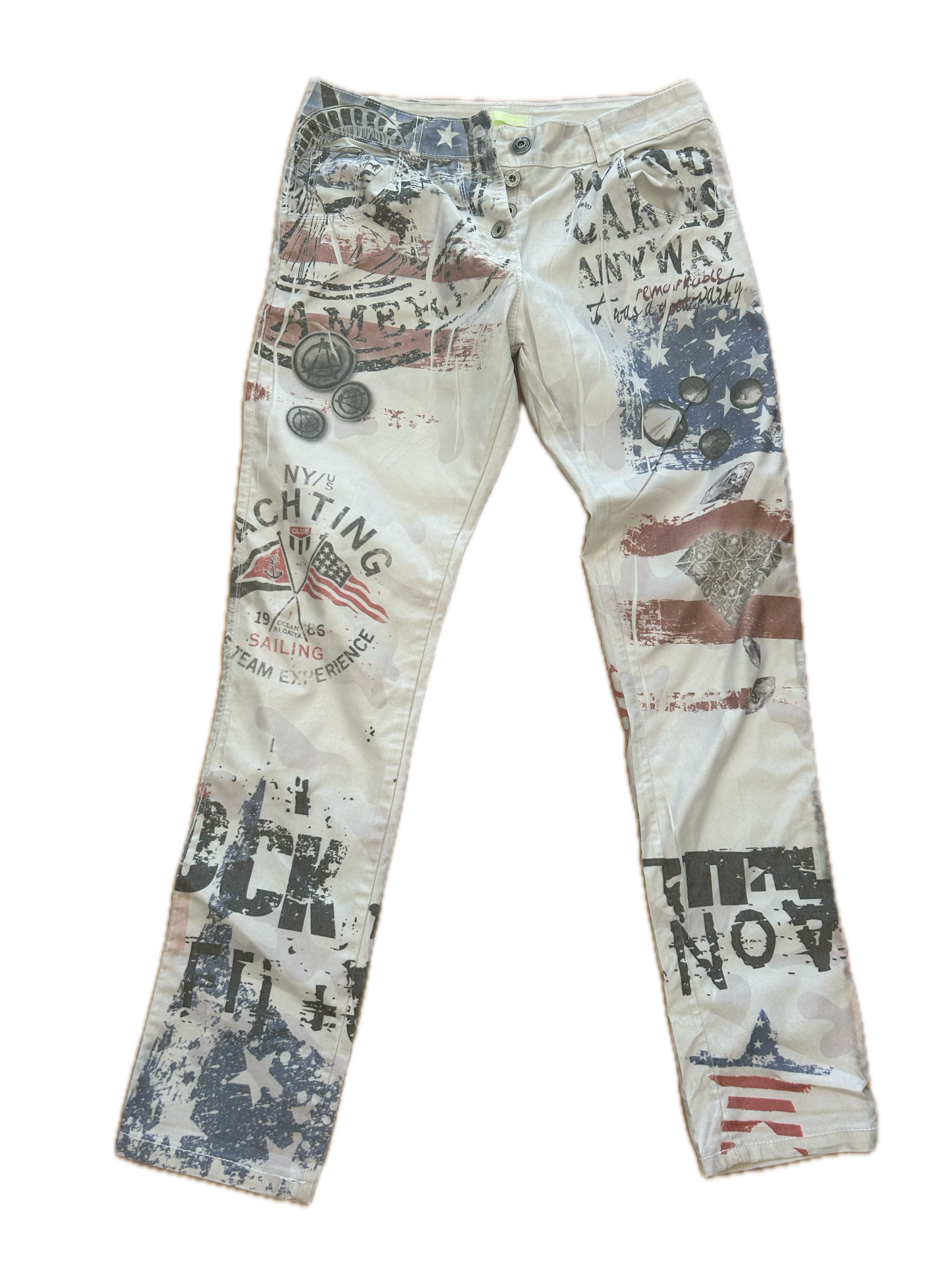 Made in Italy Hose "USA" Gr. L - Stretch