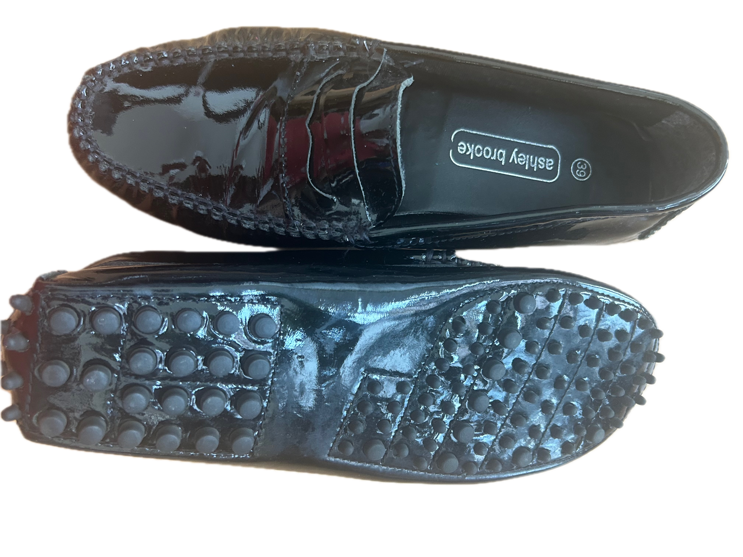 Ashley Brooke Slipper Damen schwarz Gr. 39