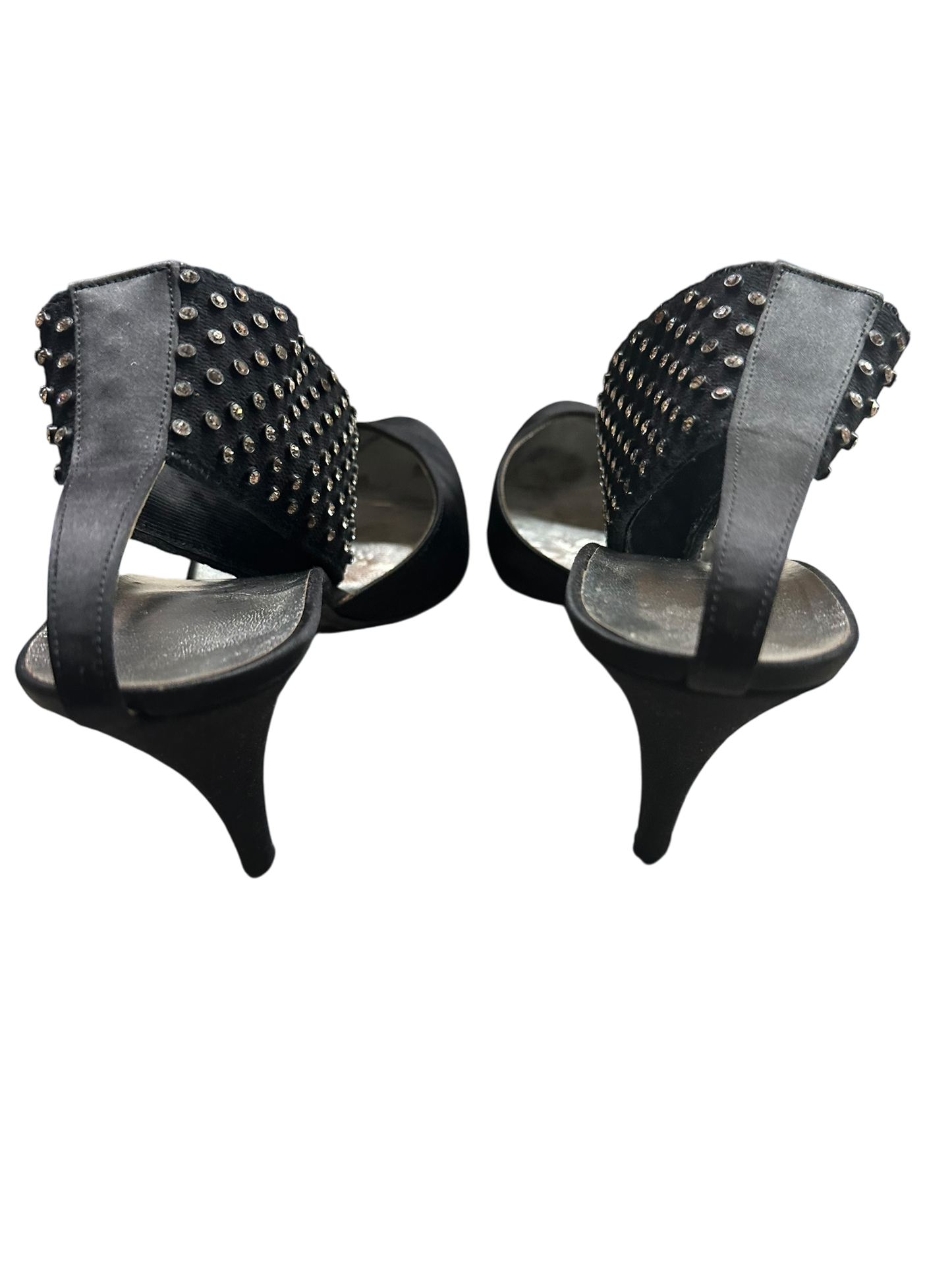 Charles Jordan Paris Damenhalbschuhe Stoff schwarz Gr. 36