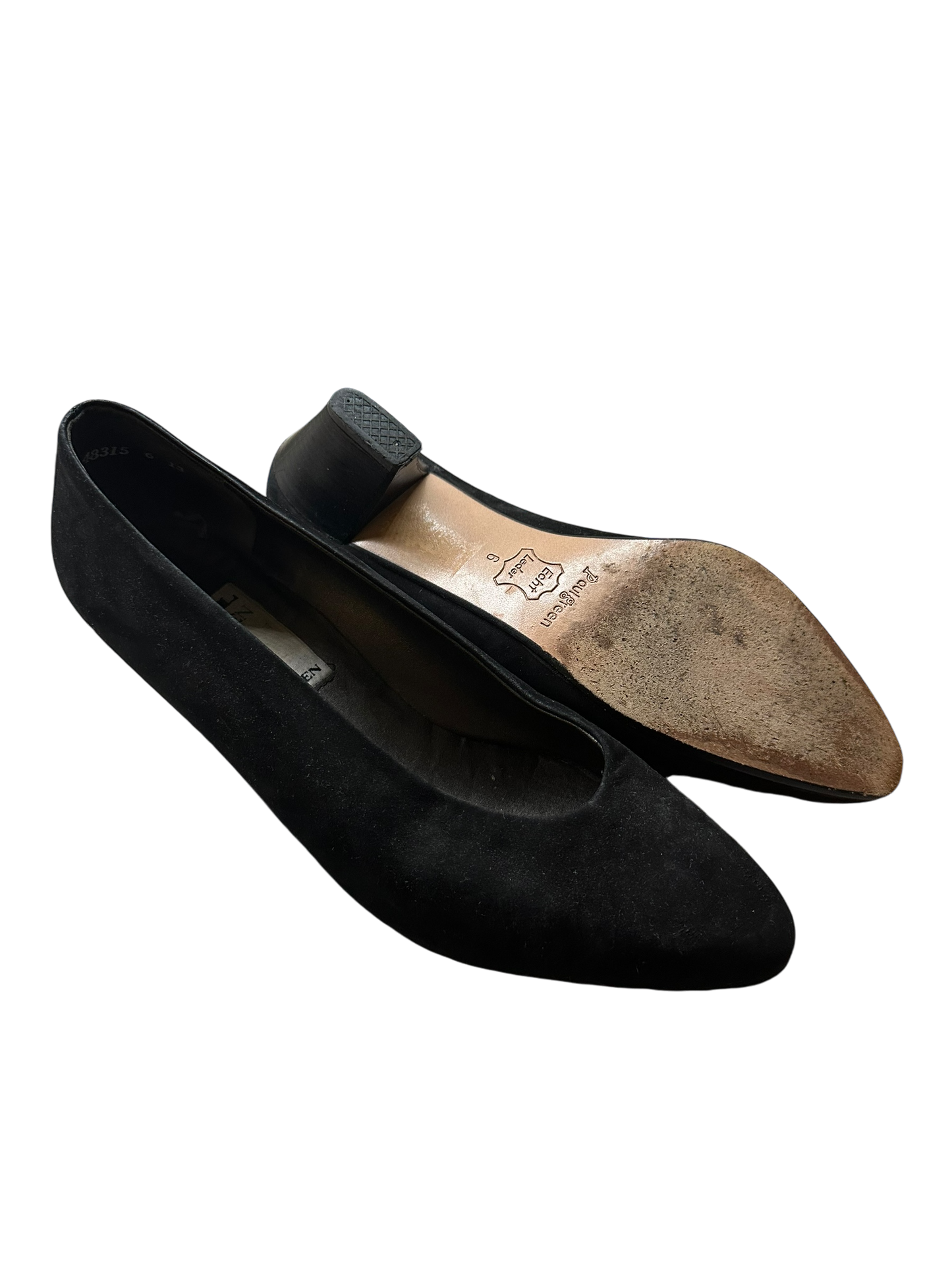 Paul Green München Damenhalbschuhe Echtleder schwarz Gr. 36