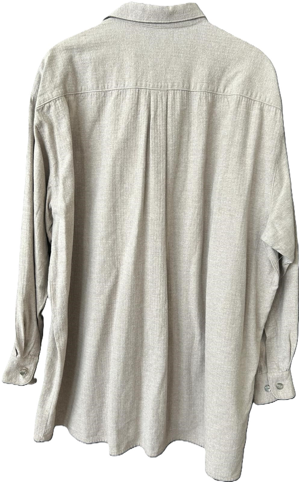 Hemd langarm - Alpenland Comfort Fit Gr. 45 Beige