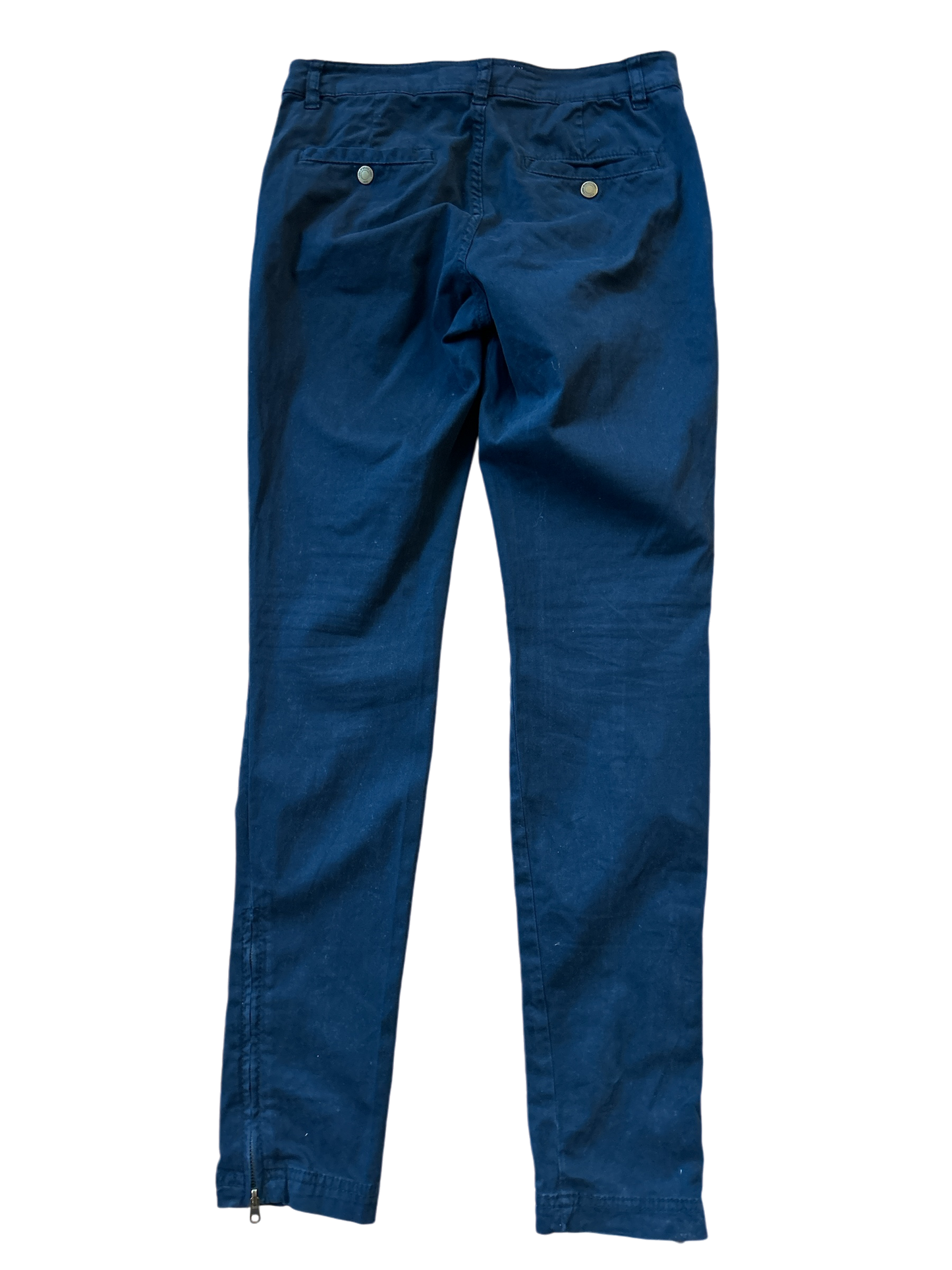 H&M, Damen Chinohose dunkelblau Größe 36