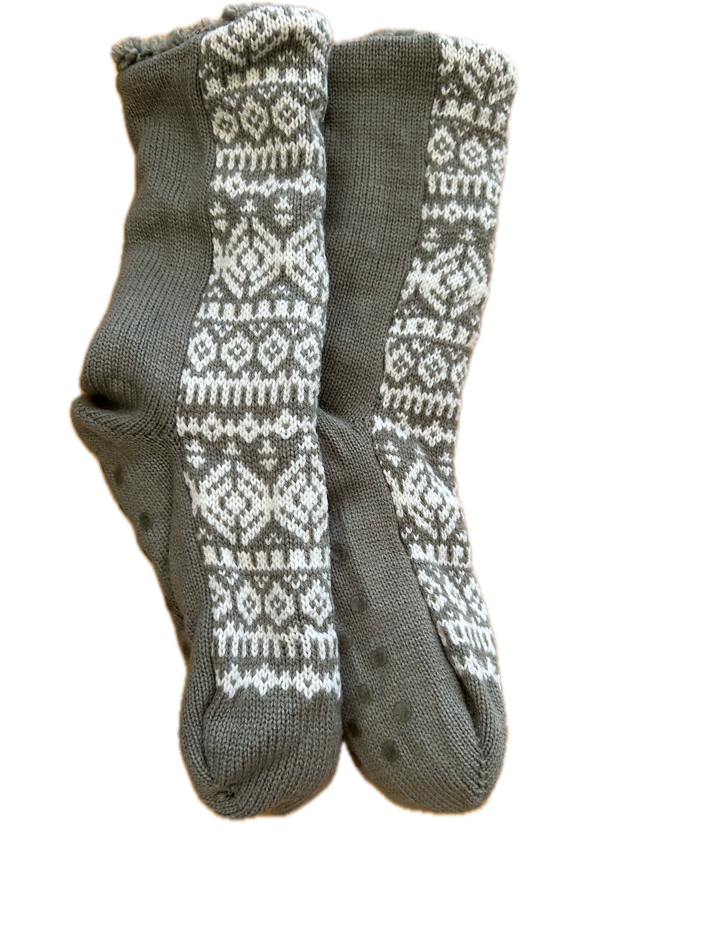 Pure Panda Winterstrümpfe Unisex grau Gr. 40/41