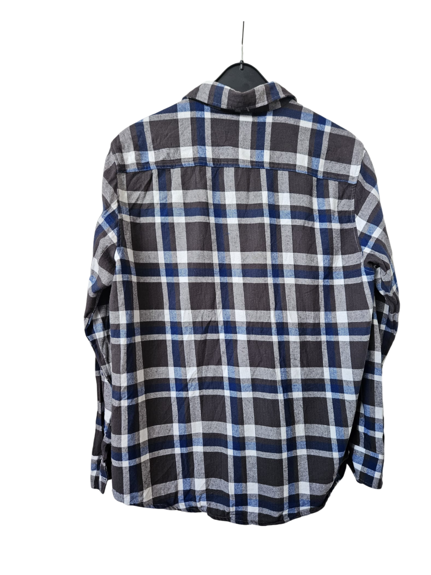 Hemd langarm - IDENTIC - Gr. 41/42 (L) braun, blau, beige kariert