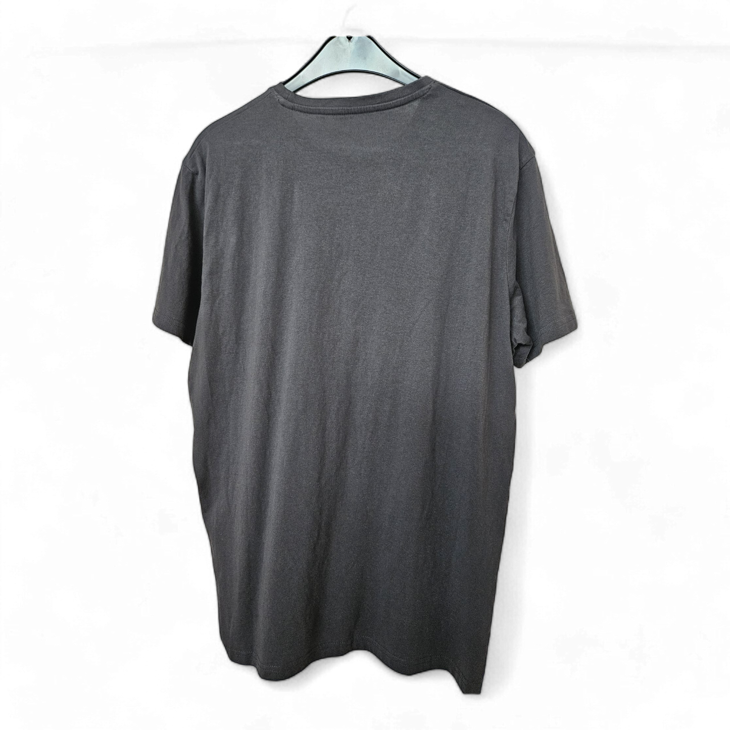 TOM TAILOR - Kurzarm - T-Shirt - Gr. L, dunkelgrau mit Print