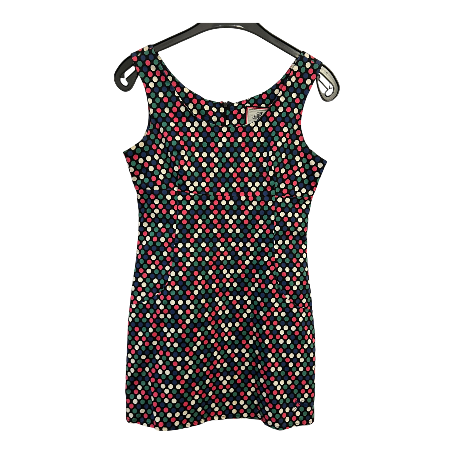 Pepe Jeans Kleid Damen Dress Damenkleid Gr. M Schwarz Punkte Stretch Modern Look