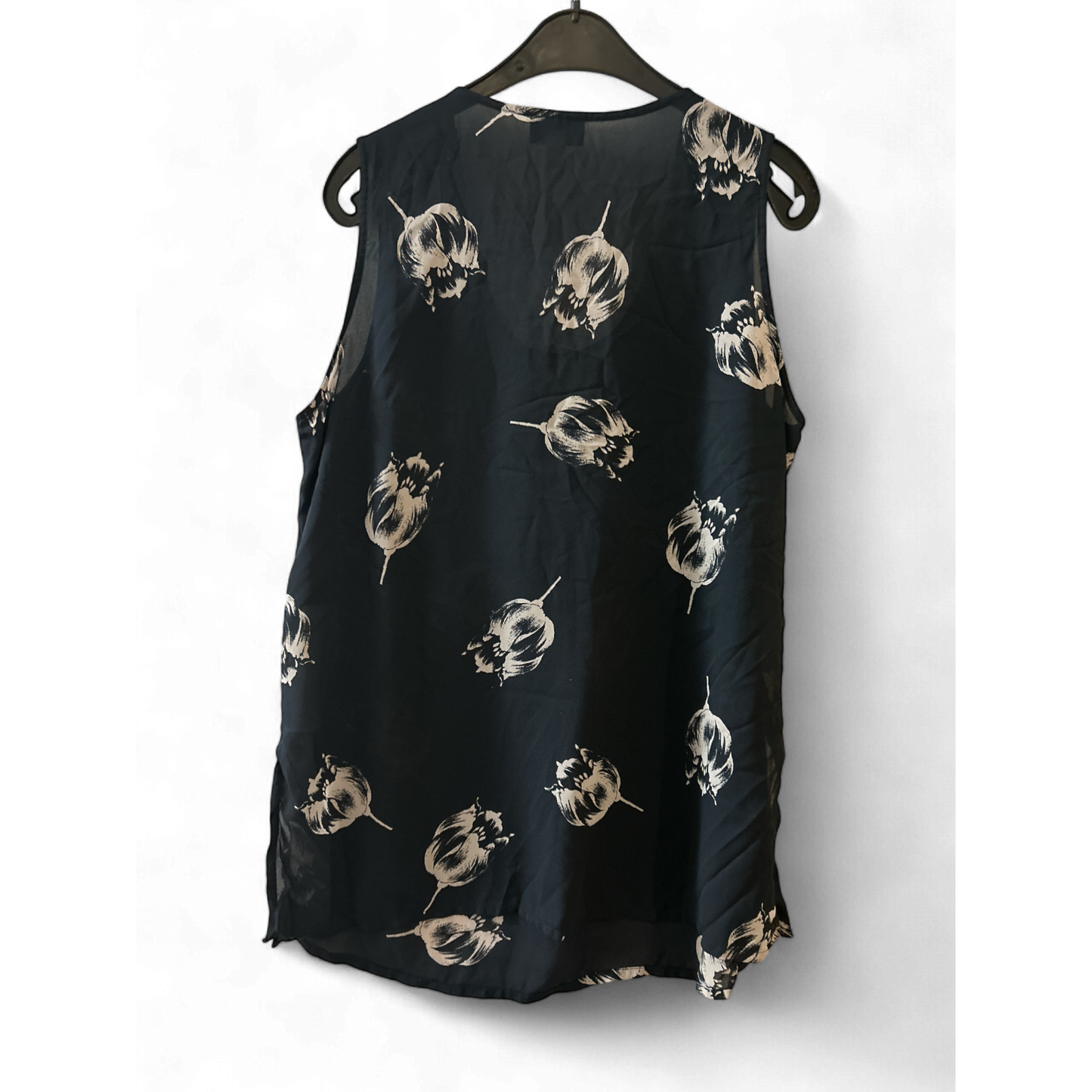 Apart Bluse Damen dunkelblau mit Muster - Gr. 46