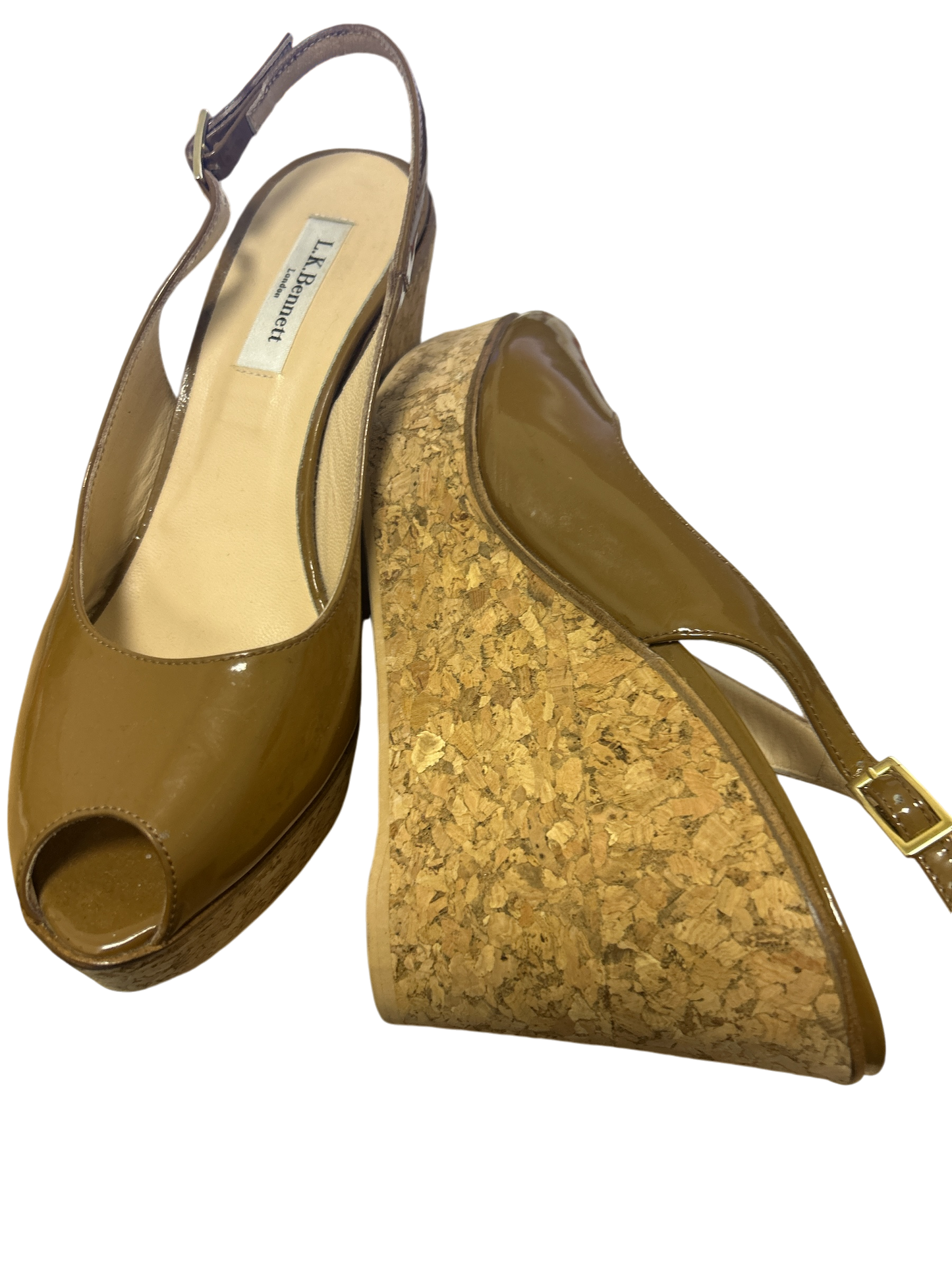 L.K. Bennett Halbschuh Damen braun Gr. 38