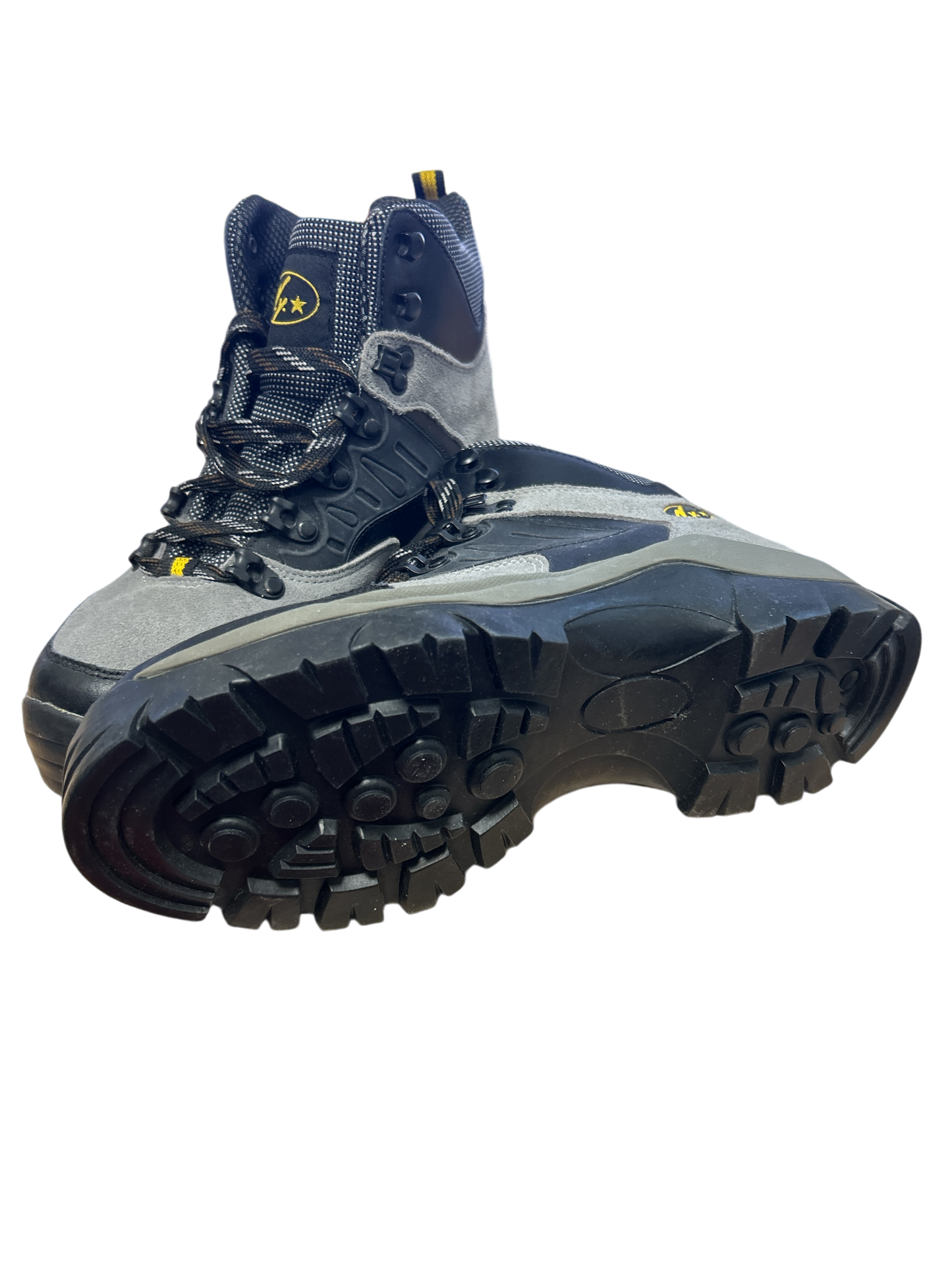 N.Y. Wanderstiefel Damen/Herren grau-schwarz Gr. 41