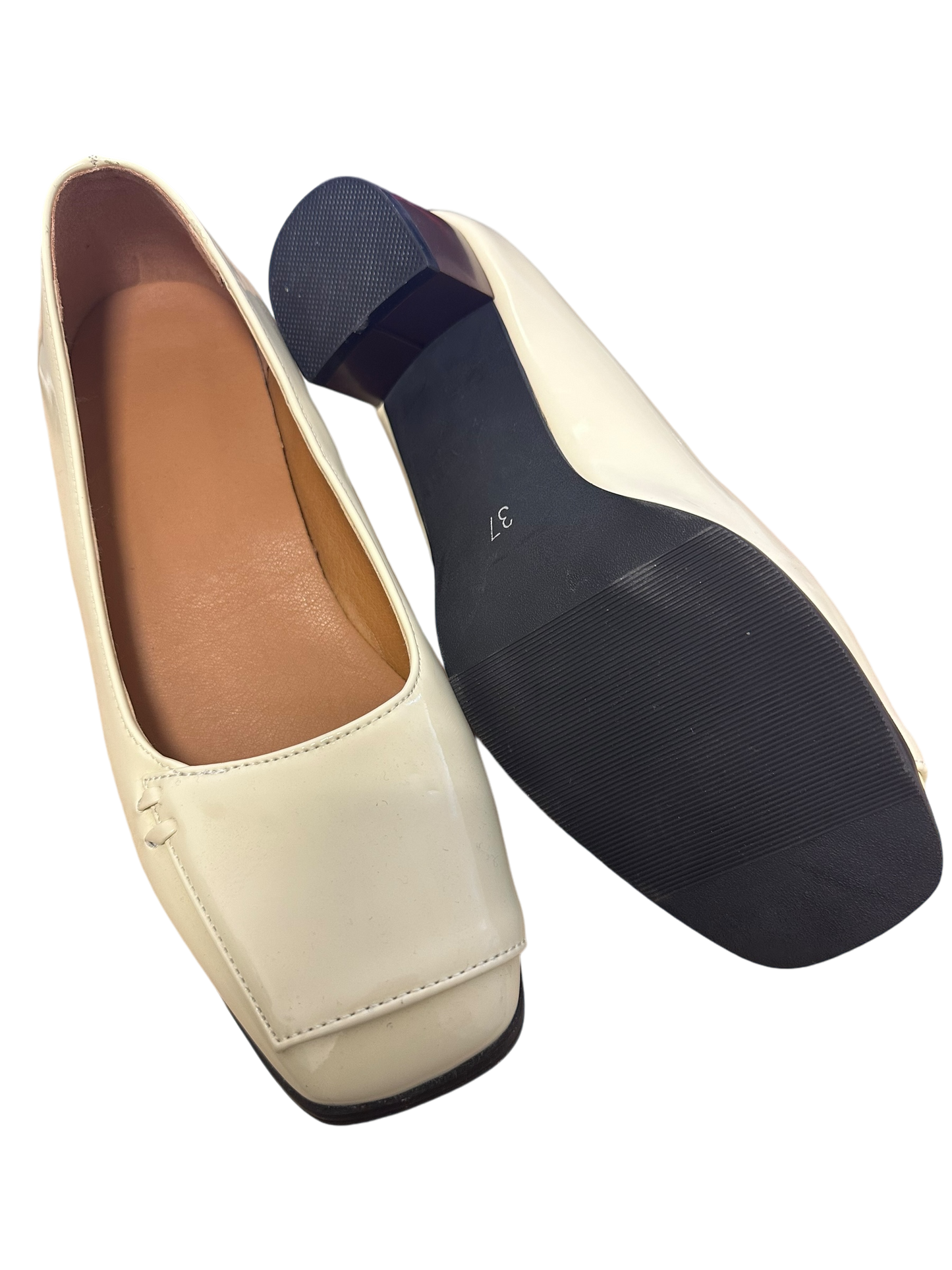 PurePanda Damenhalbschuhe mit Absatz - beige Gr. 37