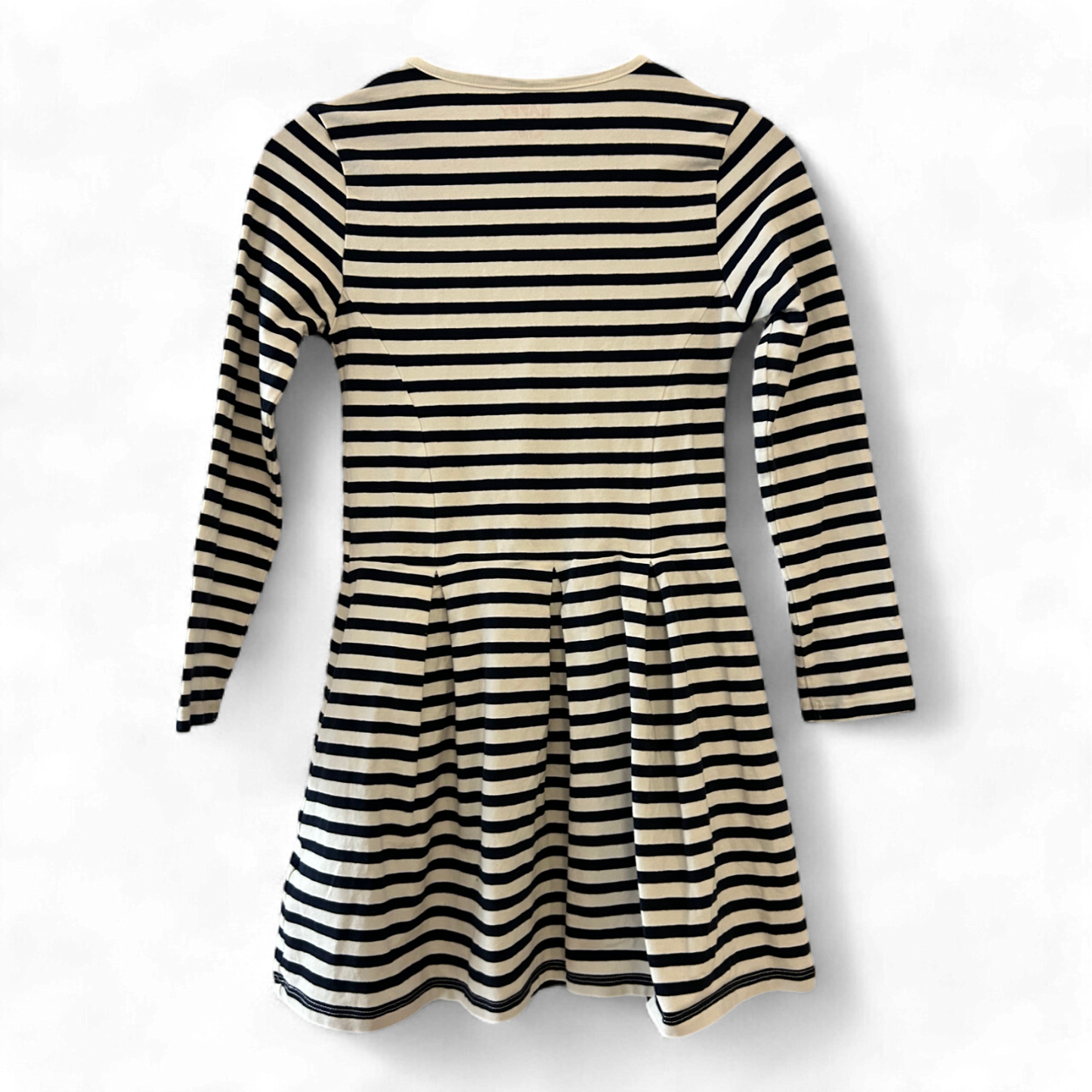 Tchibo Kleid Mädchen Dress Kinderkleid Gr. 122 Schwarz Weiß Baumwolle Look Neu