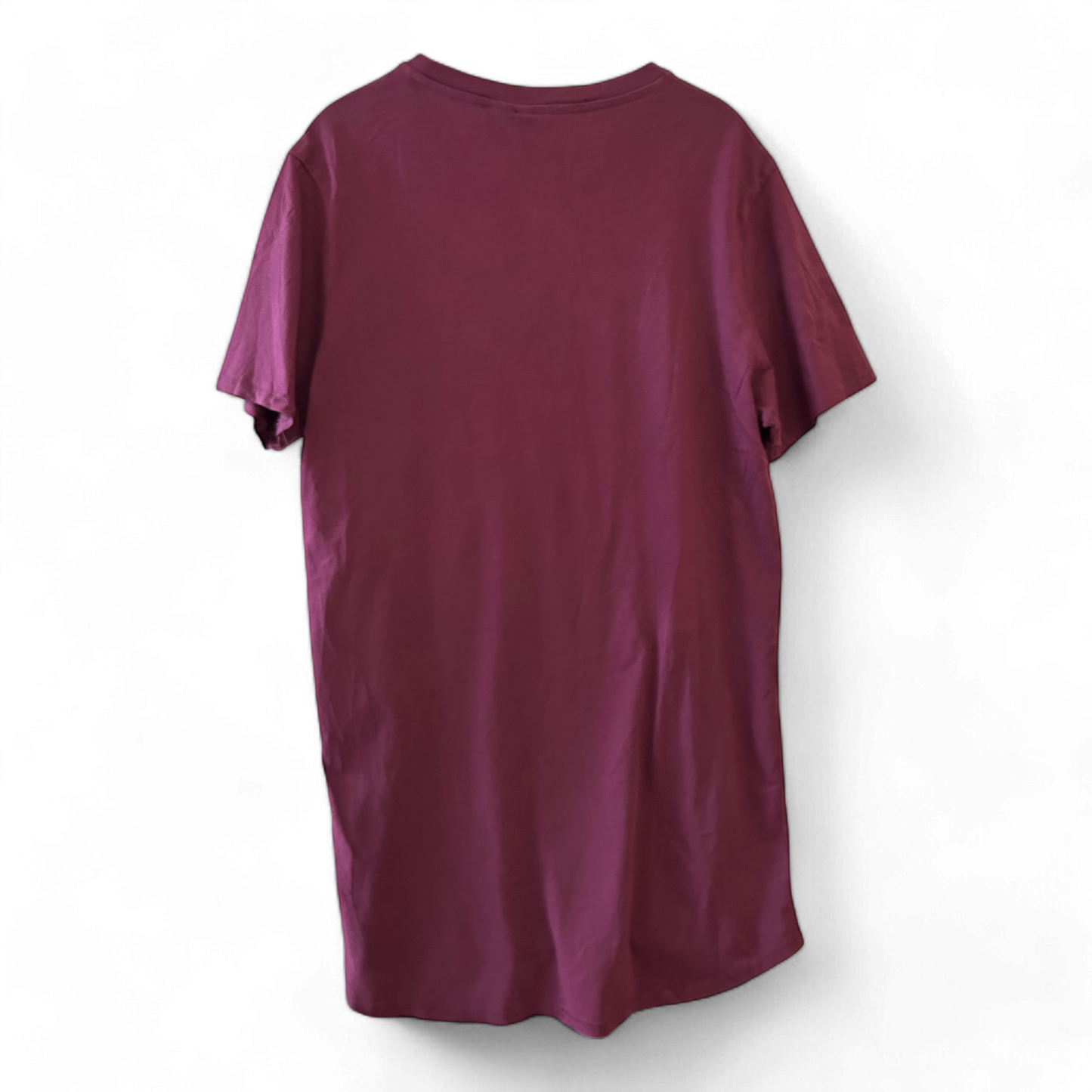 H&M Damen Longshirt/T-Shirtkleid bordeaux Größe M
