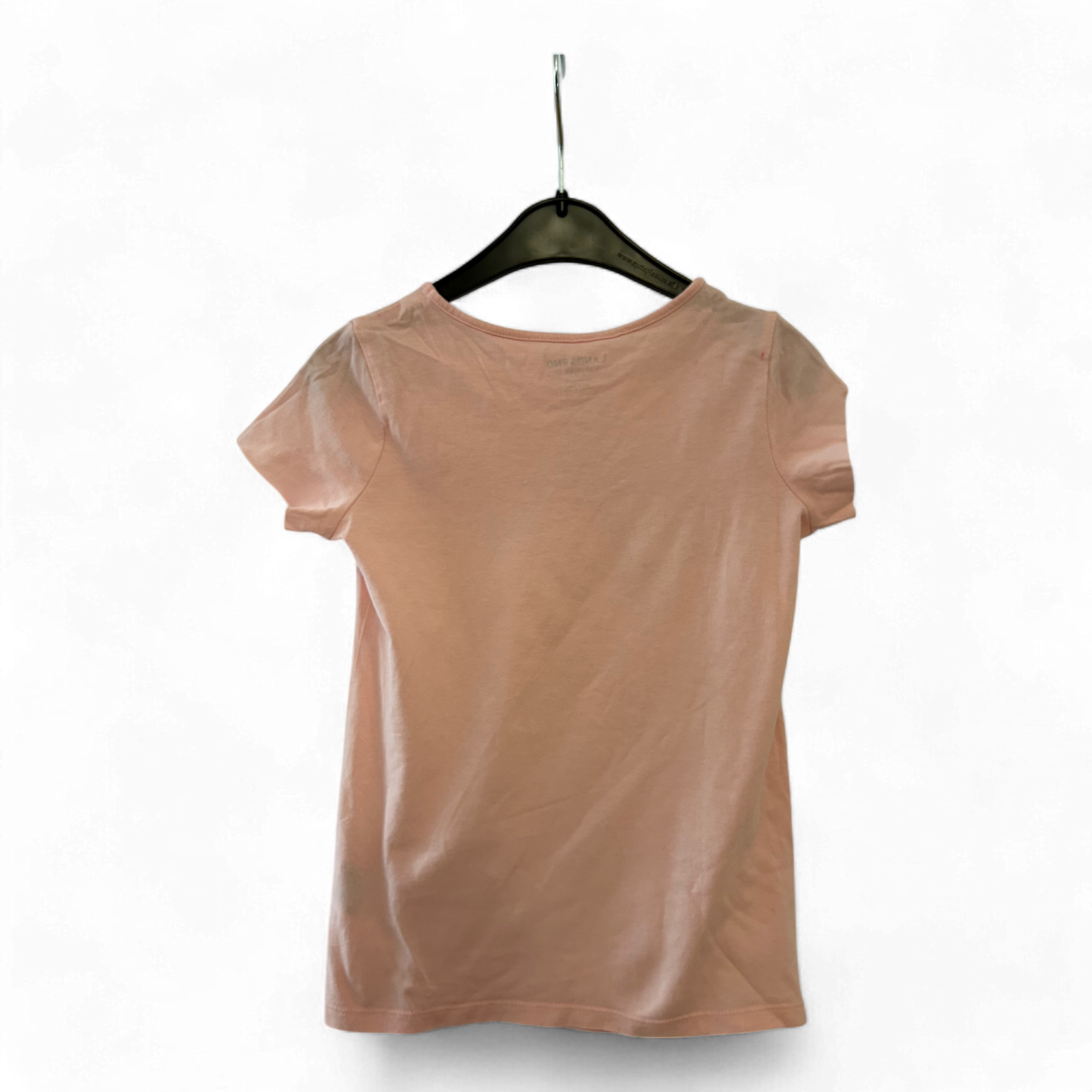 LANDS'END T-Shirt Mädchen rosa Pferde Gr. 122