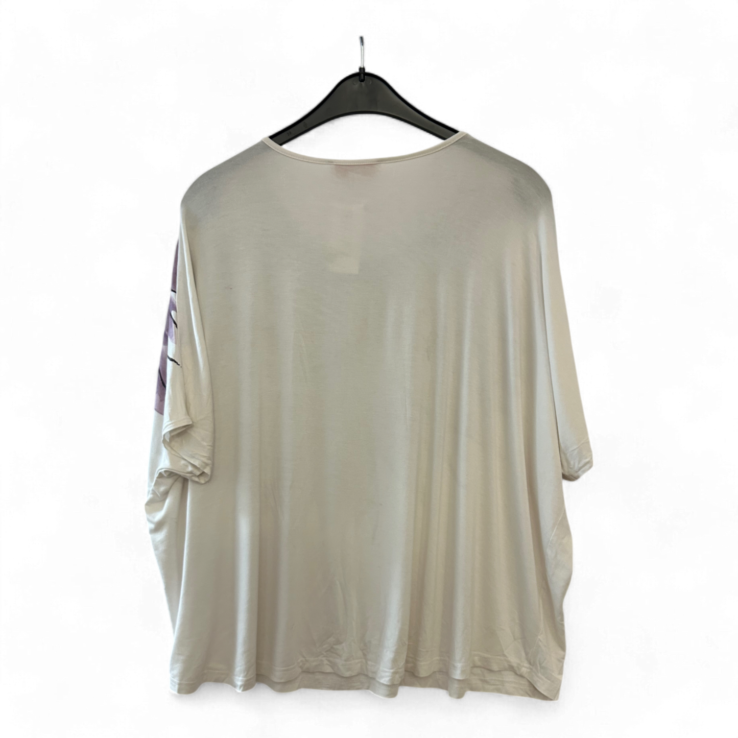 SHE Damen T-Shirt weiter Schnitt weiß Größe S