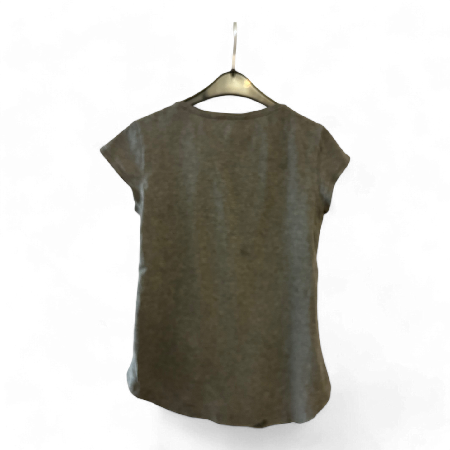 H&M T-Shirt Teens mit Print grau Größe 158