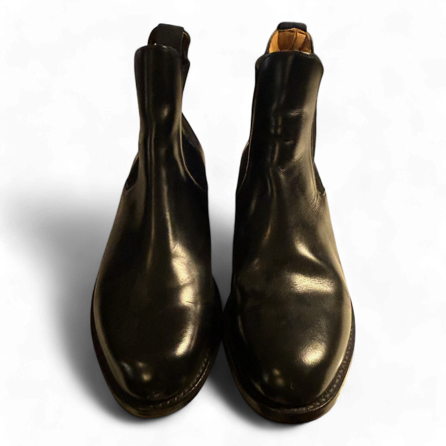 Sanders Chelsea-Stiefel | Schwarz | Gr. 42,5 (UK 8,5) | Goodyear Welted