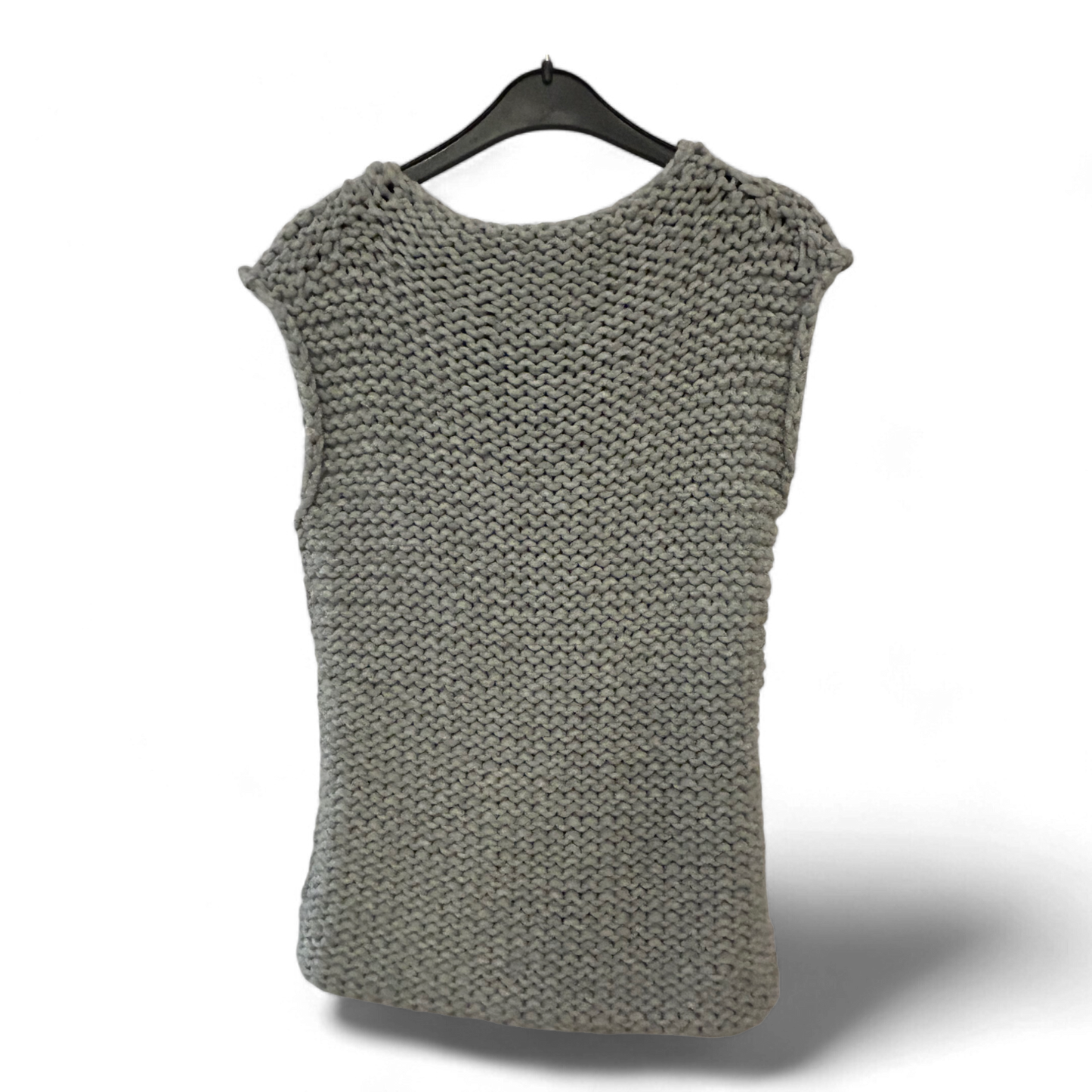 Marc O'Polo Damen Strickweste | Zopfmuster | Grau | Größe M | Hochwertig