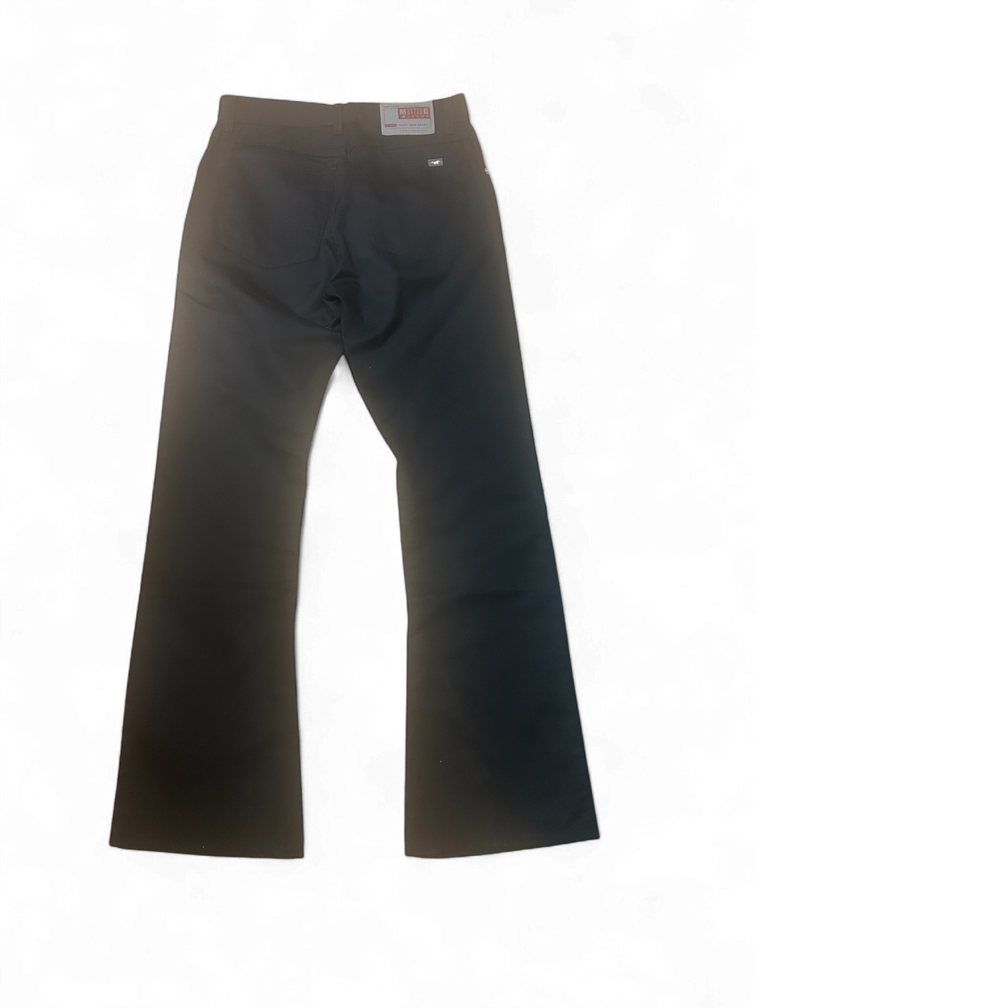 Mustang Herren Jeans Schwarz Größe 31 32 Bell Bottom Retro