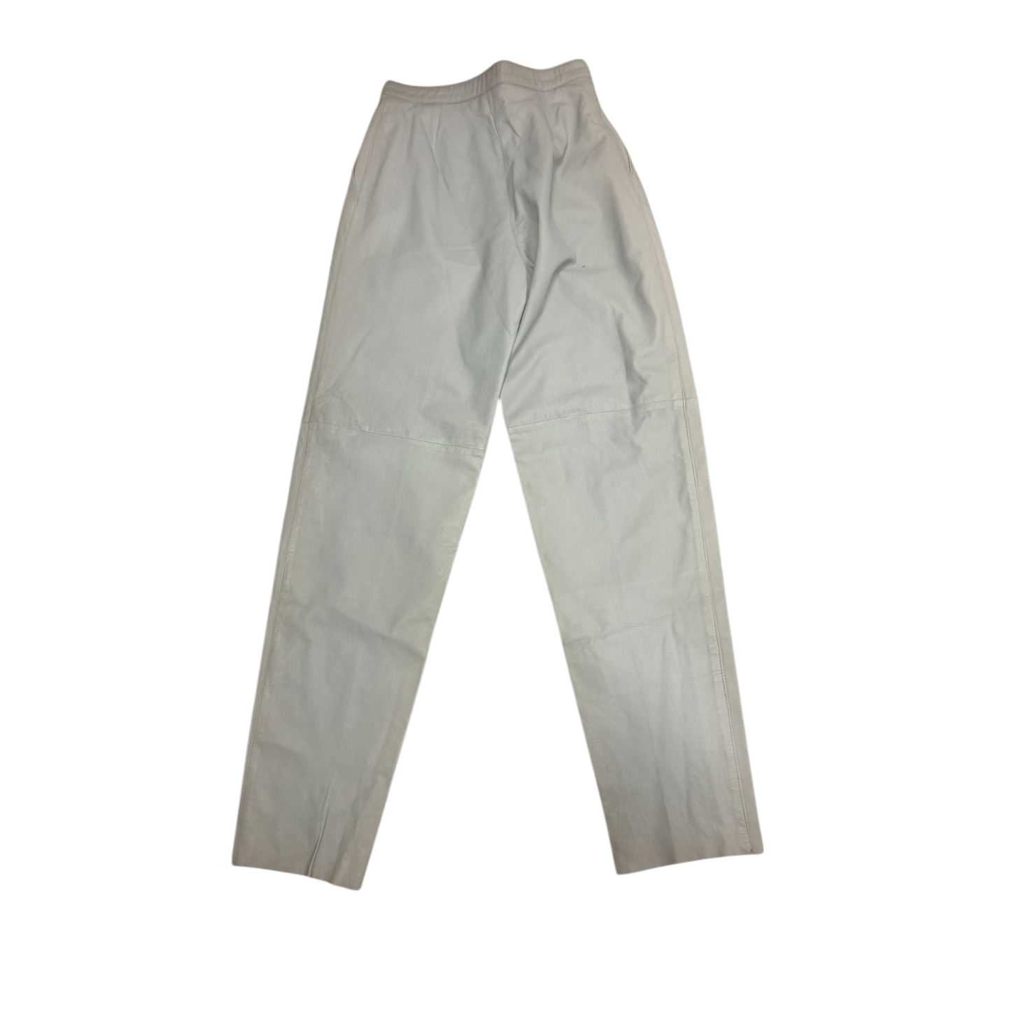 Schöne Damenlederhose grau super Zustand, wie neu - Größe 34