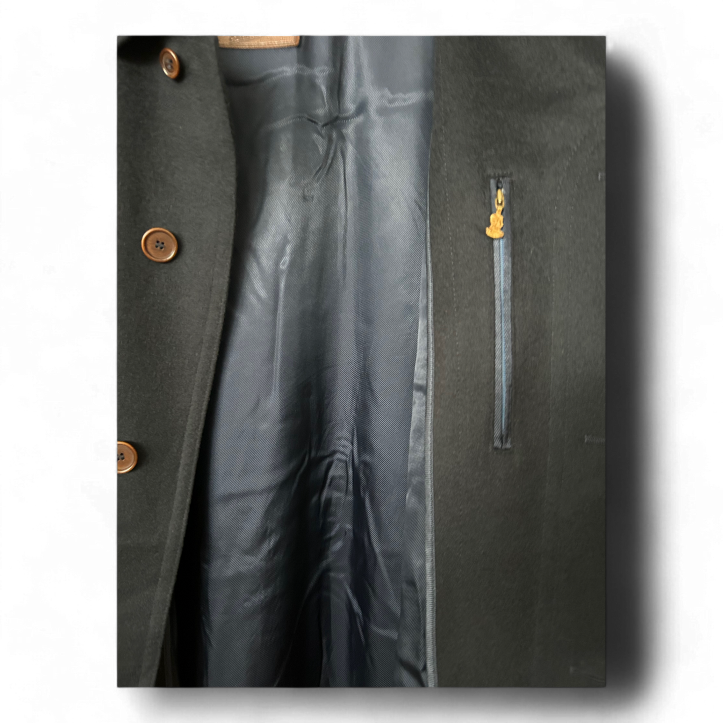 Amadeus Herren Lodenmantel 100% Schurwolle Gr. 52 - Wie NEU!