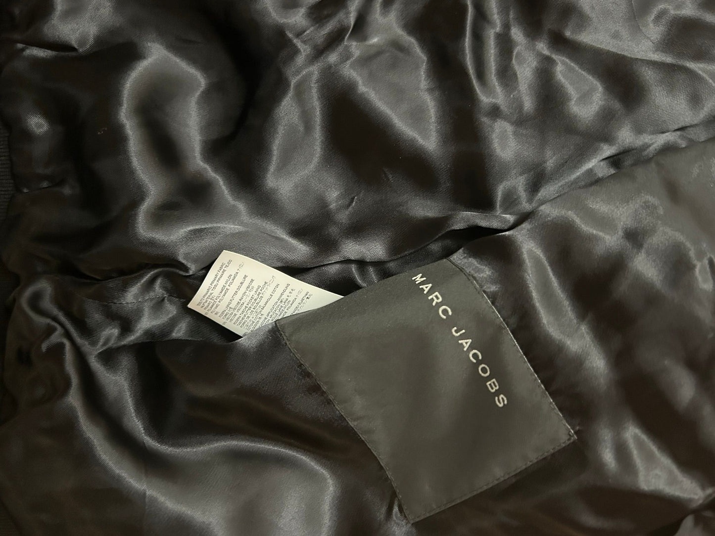 Marc Jacobs Herren Jacke – Schwarz, Größe 50, Sehr Hochwertig, Wie Neu, mit Regenbogen-Details