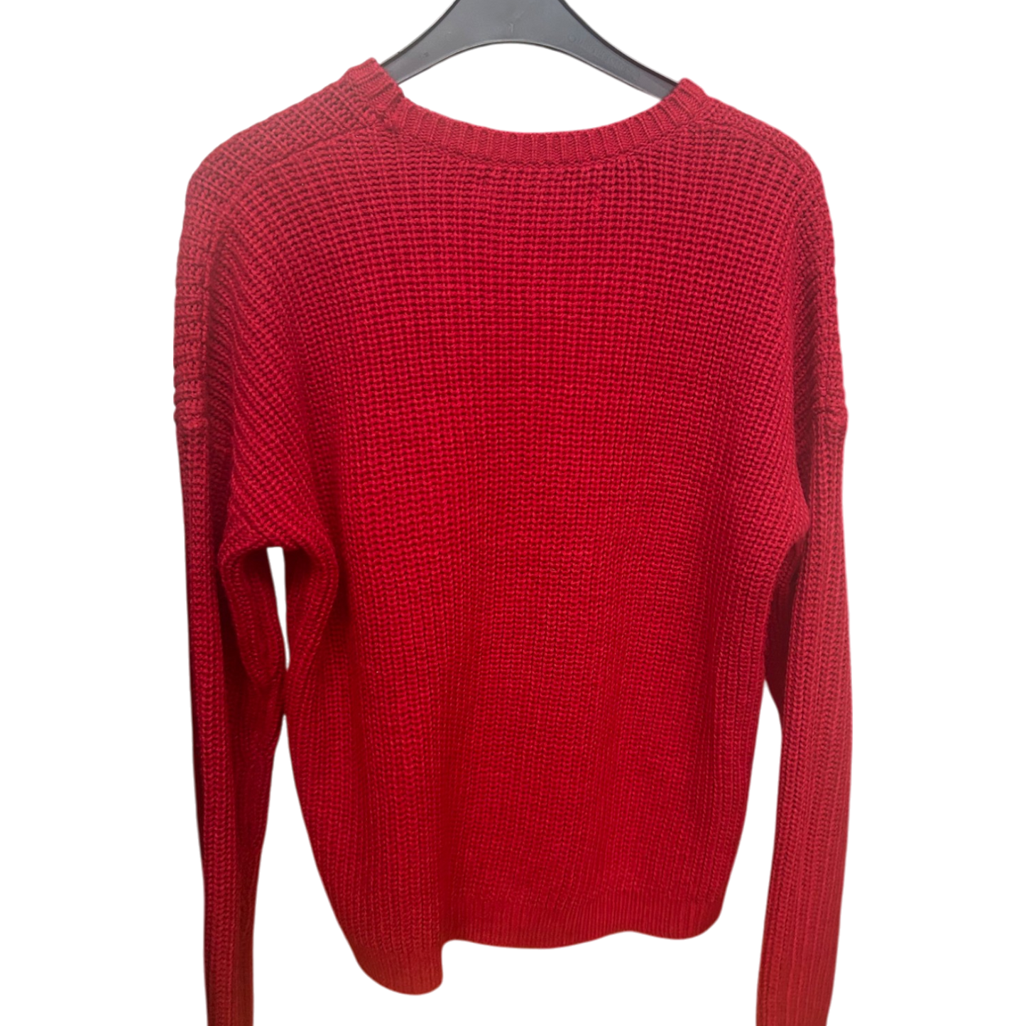 Fishbone Pullover Damen XS - Rot Neuwertig - Lustiger Christmas Look "Santa Who?"