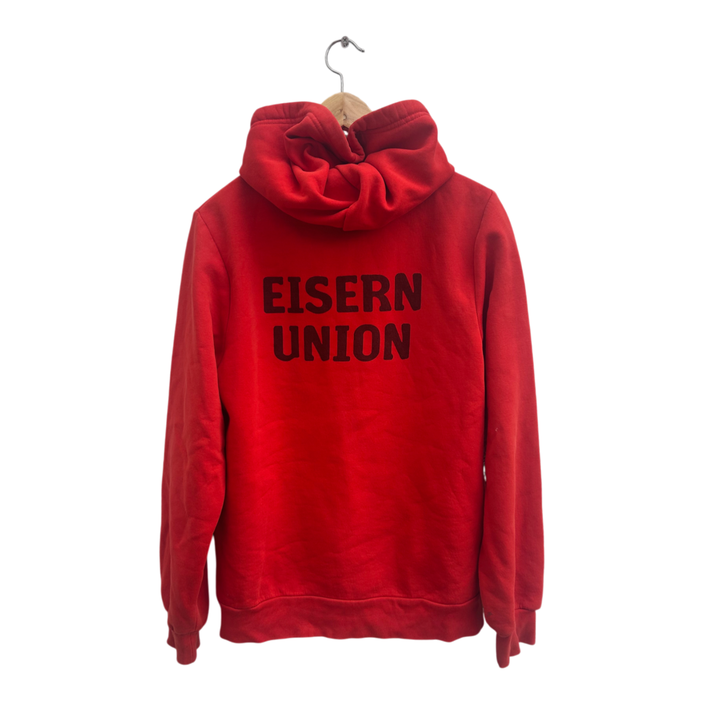 1.FC Union Hoodie Herren Gr S Rot Kapuzenpullover Baumwolle EISERN UNION Fanartikel