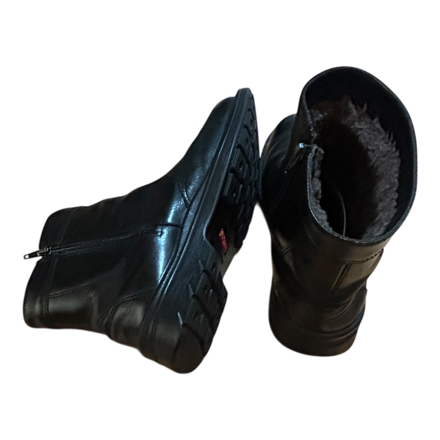 Jomos Air Comfort Herren Winterstiefel Leder Gr 42 Gefüttert Reißverschluss