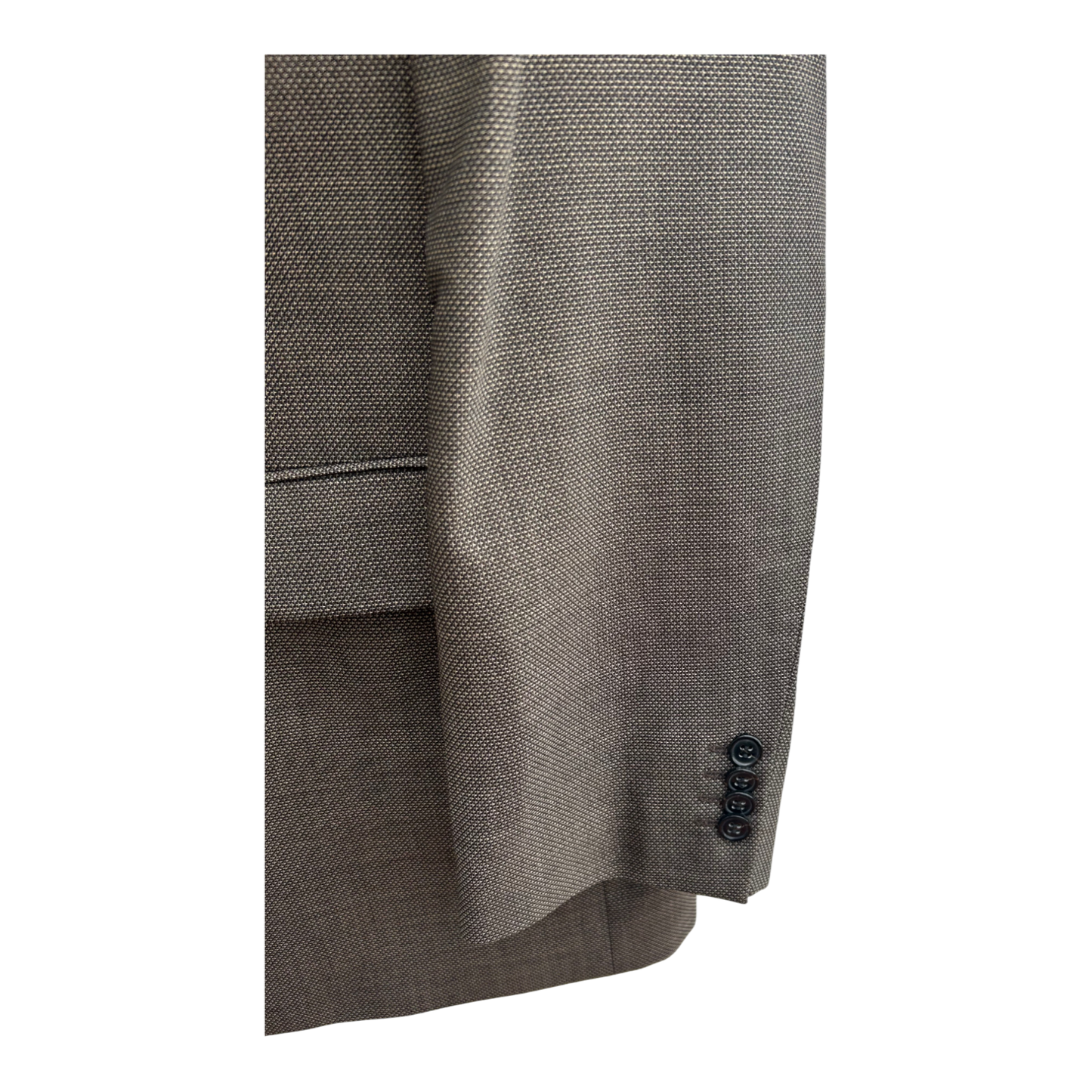 JD Fielding Sakko Herren Gr 56 Braun Schurwolle Seide Blazer Elegant Klassisch