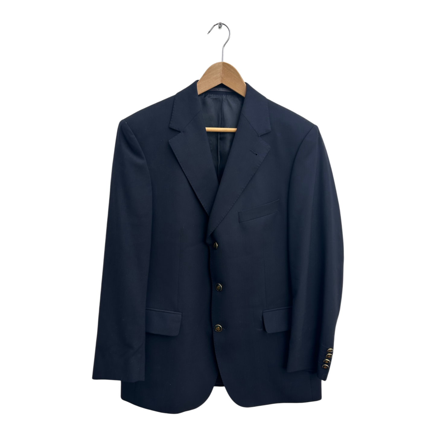 Eduard Dressler Sakko Gr 25 Dunkelblau Zegna Wolle Blazer Herren Elegant Modern
