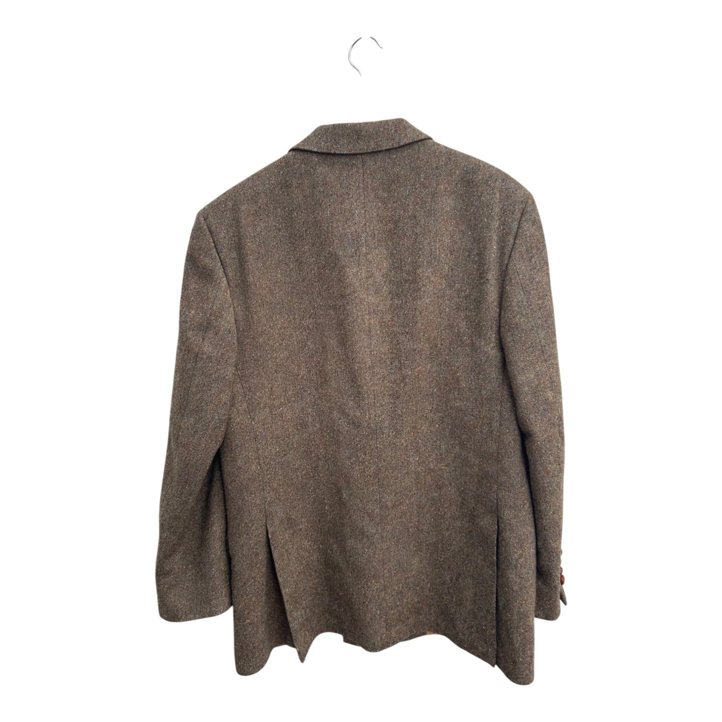 Brummer Berlin Sakko Gr 52 Donegal Tweed Wolle Magee Ireland Braun Vintage 90er