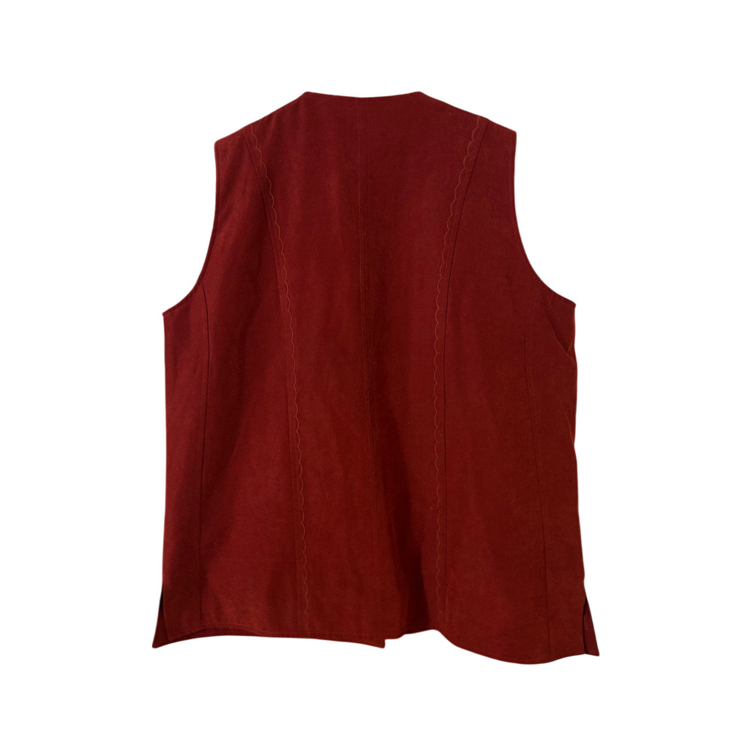 🧥 Longbeach Damen Weste L Rot – Klassisch & Elegant
