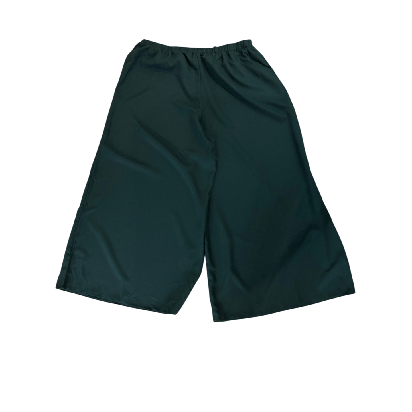 SHEIN Damen Culotte Hose | Gr. 3XL | Dunkelgrün | Bequem & Trendy