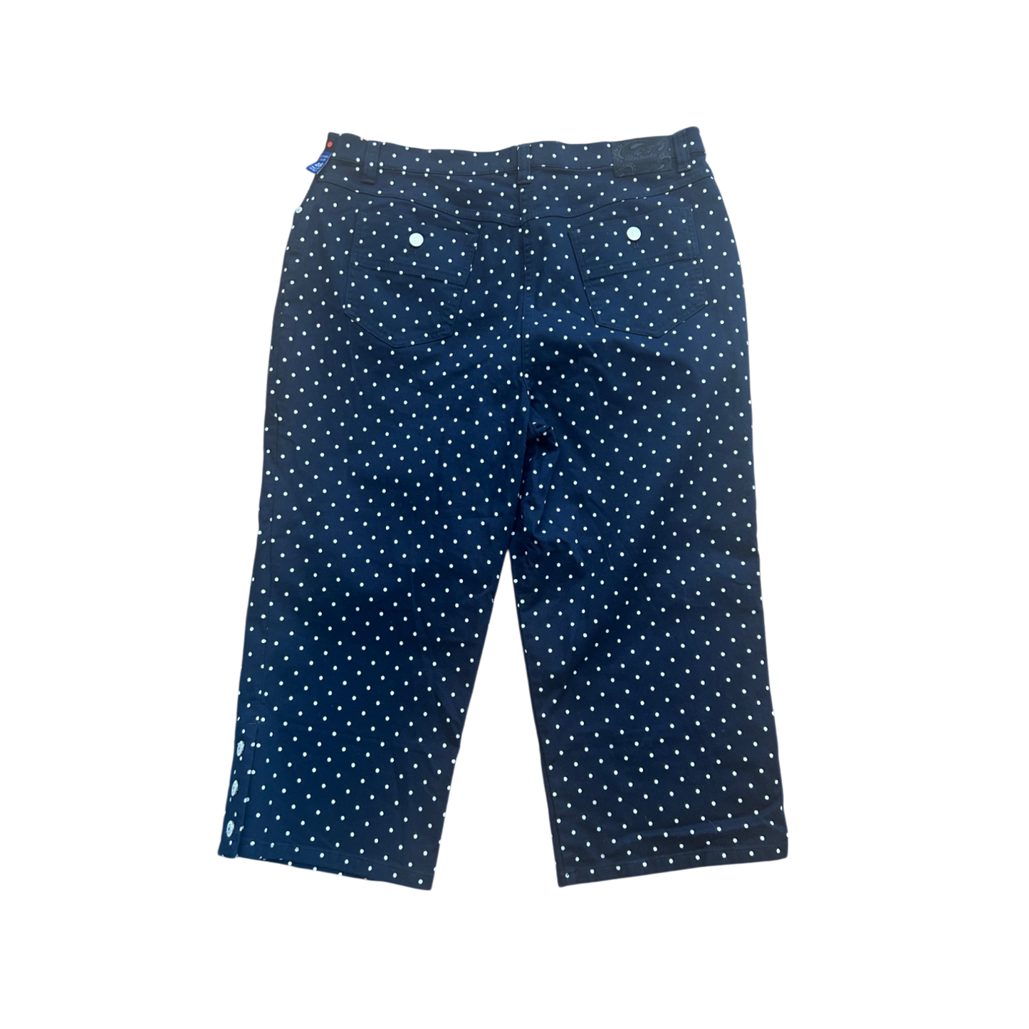 Michele Caprihose Gr. 48 | Pünktchenmuster | Baumwolle
