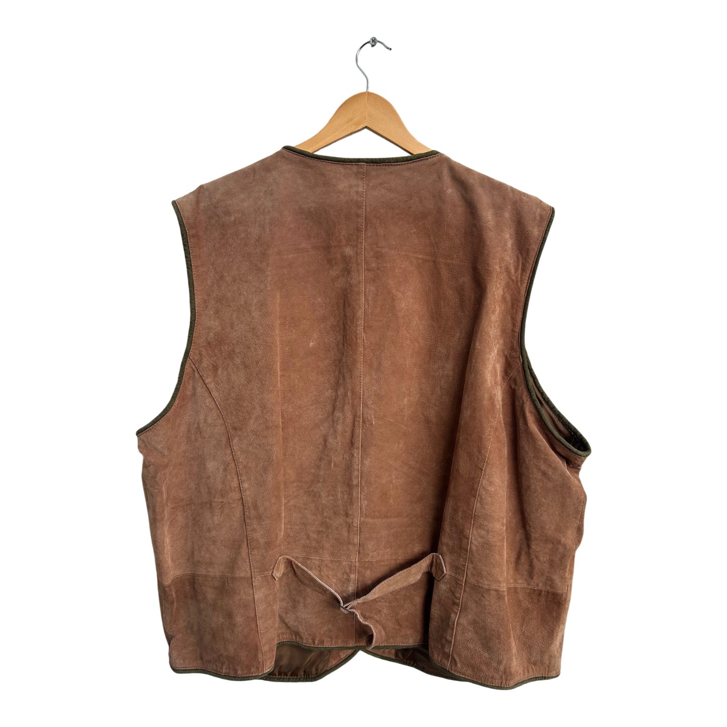 Natural Life Trachtenweste Herren Gr 62 Braun Wildleder Echtleder Landhaus