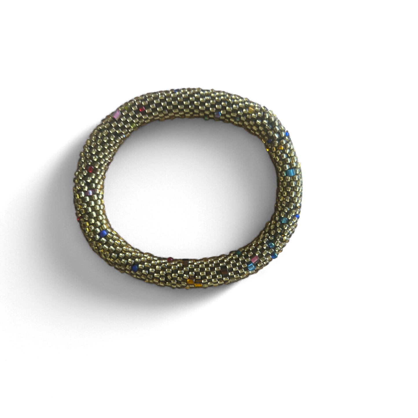 Mesh Armband Goldfarben Flexibel Modern Boho