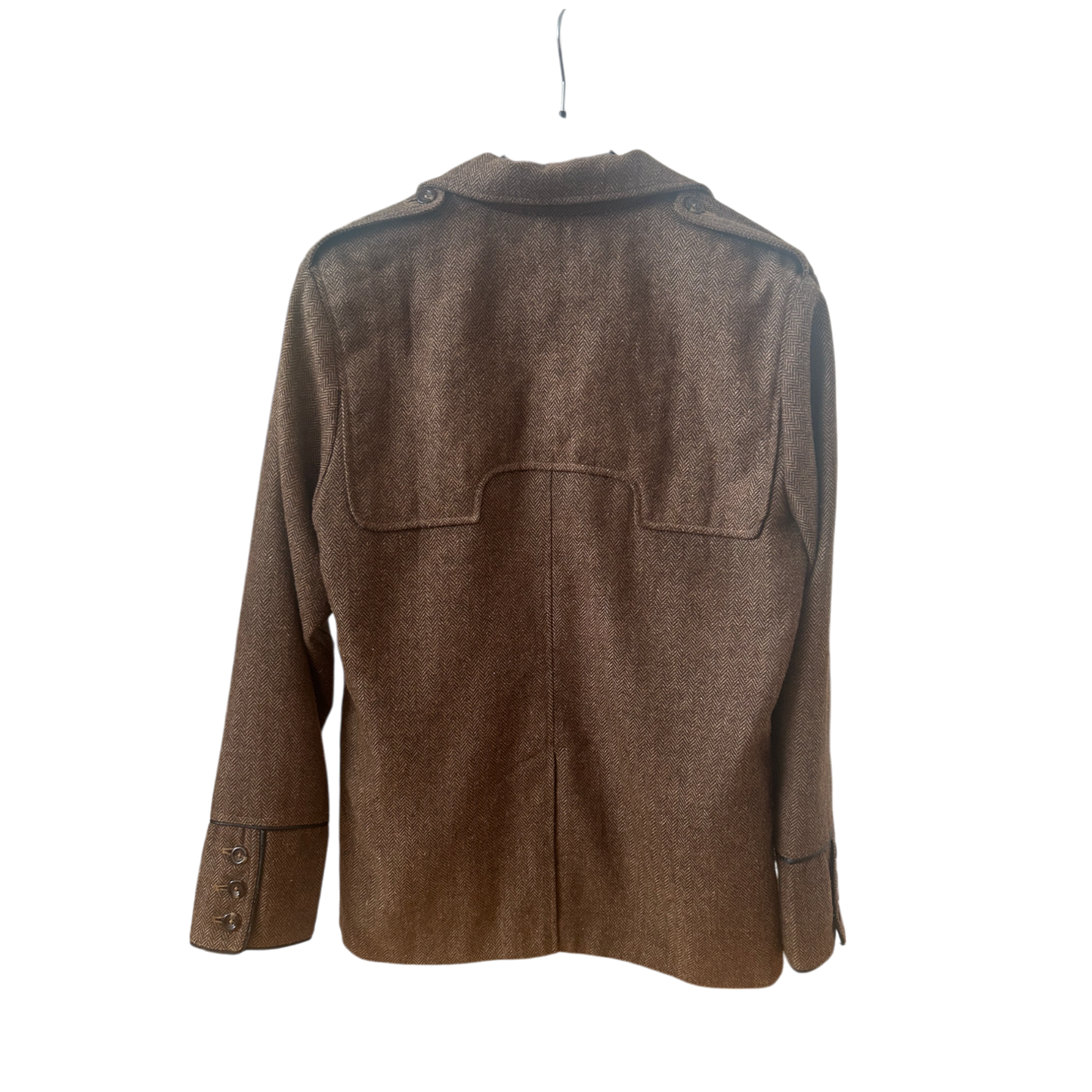 🧥 Herren Jacke Braun L – INGVAR - Schulterriegel, Elegant! 🧵