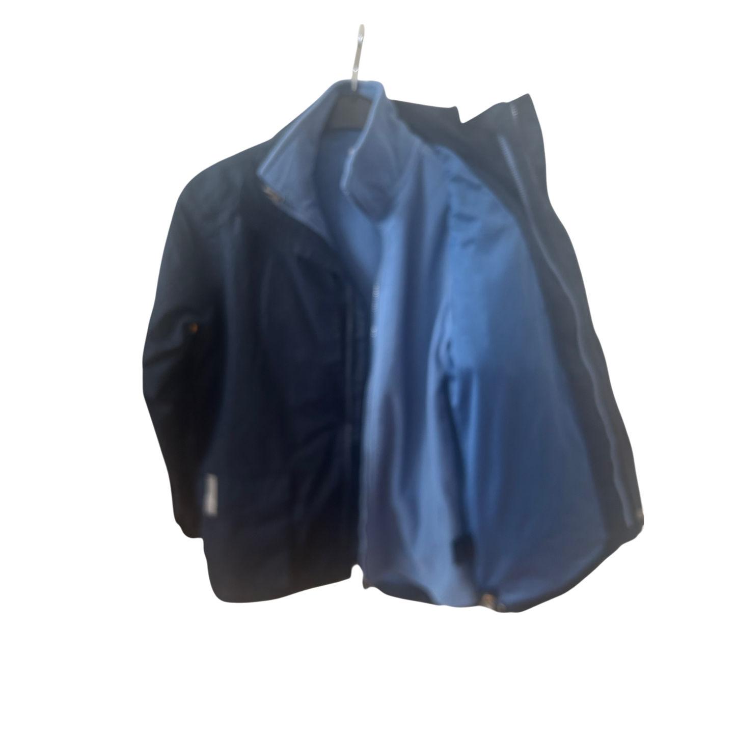 TCM Kinderjacke 158 164 Blau 2 in 1 Fleecejacke Funktionsjacke Kapuze Jungen