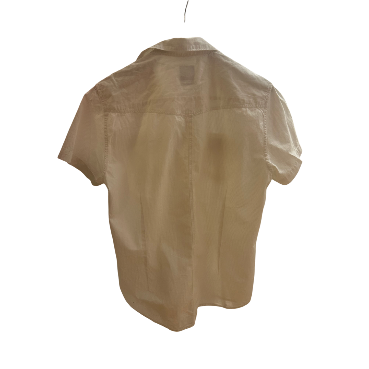 🤍 Much More Herrenhemd S – Weiß – 100 % Baumwolle – Kurzarm 🤍