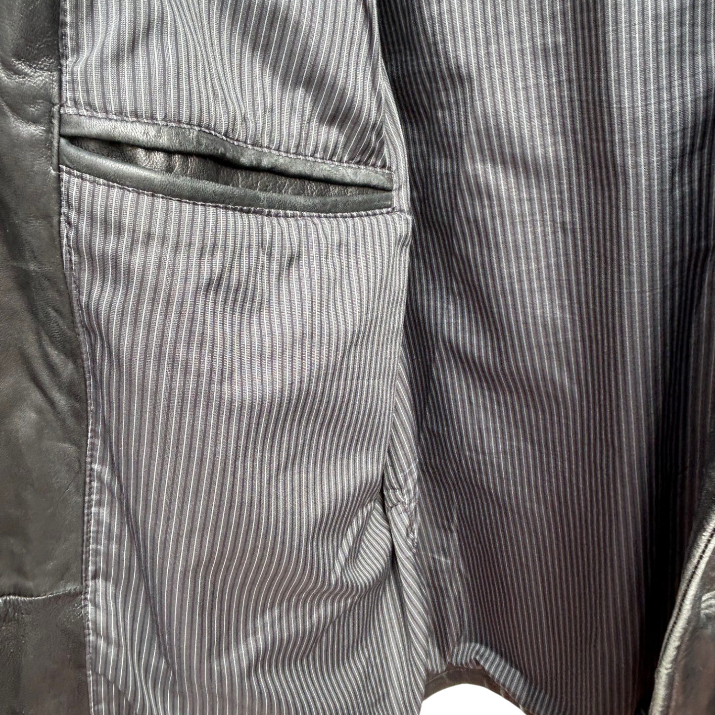 Lederjacke Schwarz Herren Itallo Leather Fashion Gr 50 Echtleder Vintage Softleder