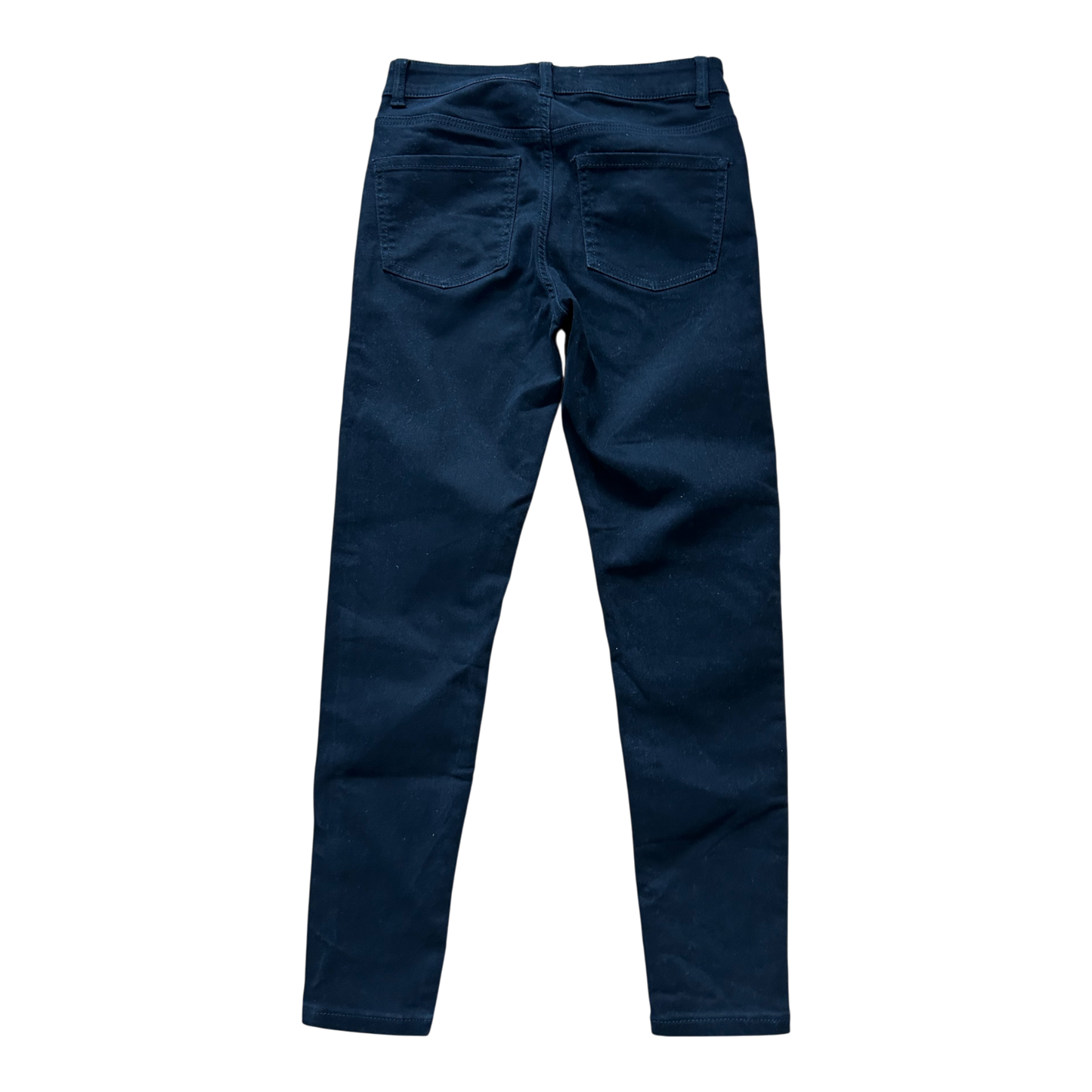 Denim Co Damen Hose Gr 38 Schwarz Baumwolle Stretch Slim Fit Modern Alltag