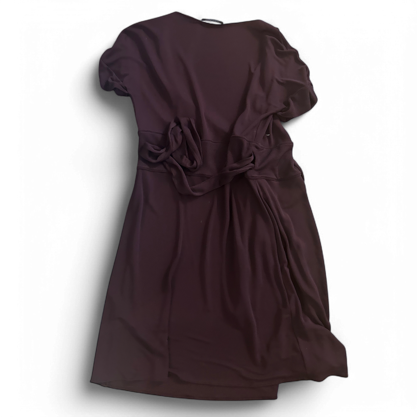 Strenesse Kleid Damen Dress Damenkleid Gr. 36 Pflaume Wickel Top Zustand Elegant