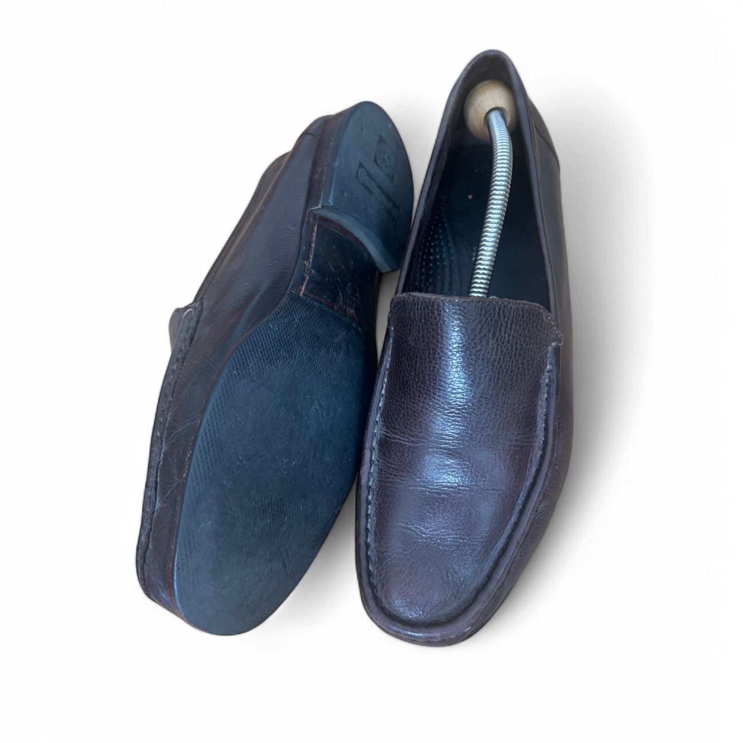 🥿 Dunkelbraune Slipper Herren Gr. 8 – Klassischer Look 🥿