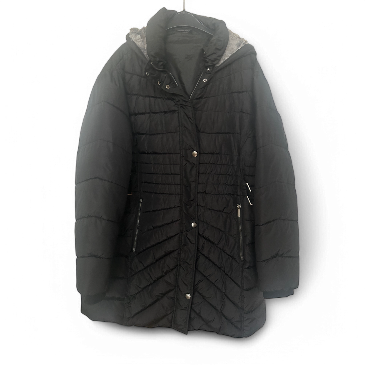 🖤 Gina Benotti Jacke Damen 50 – Schwarz mit Kapuze 🖤
