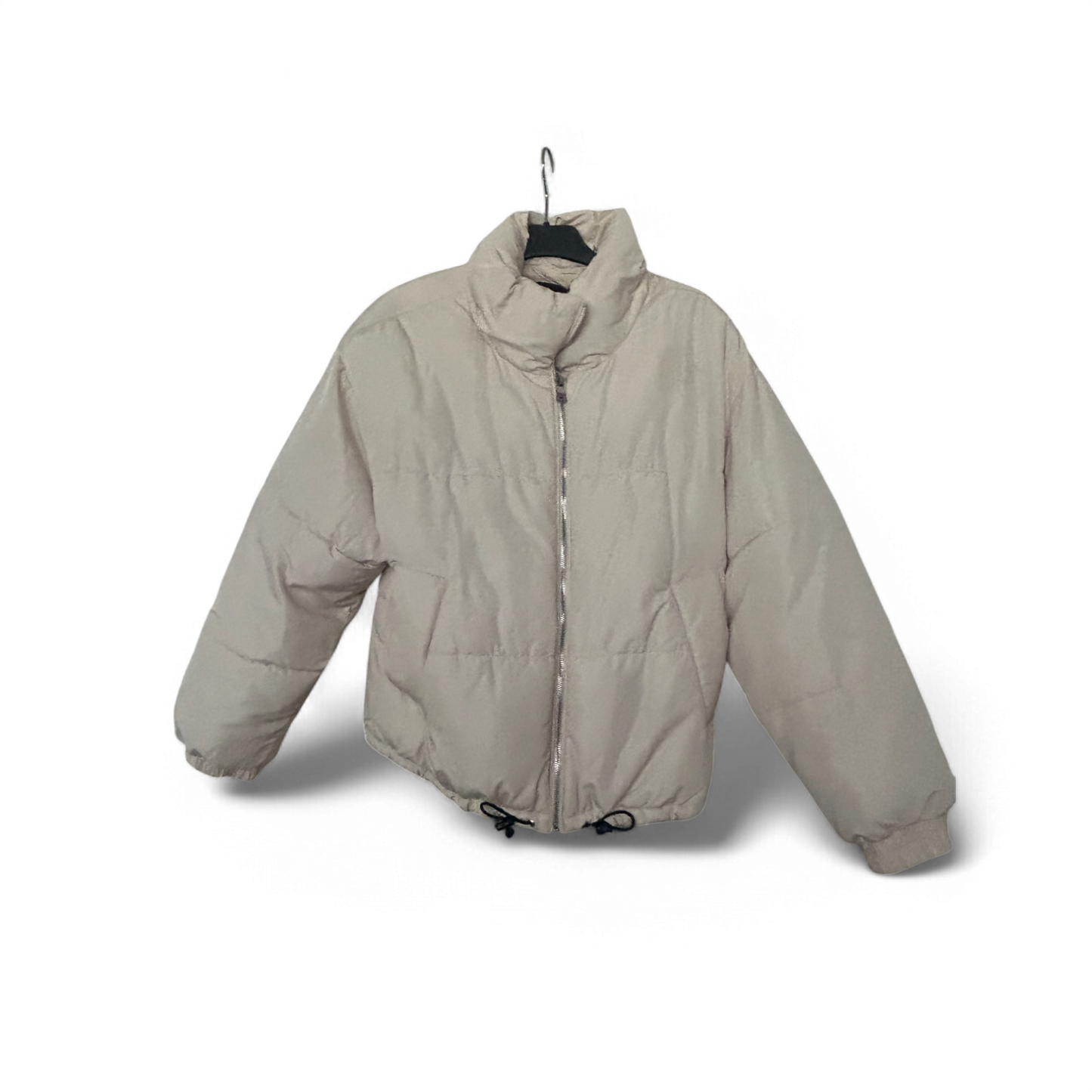 🤍 Pull&Bear Jacke Damen S Beige – Kurz & Trendy 🤍