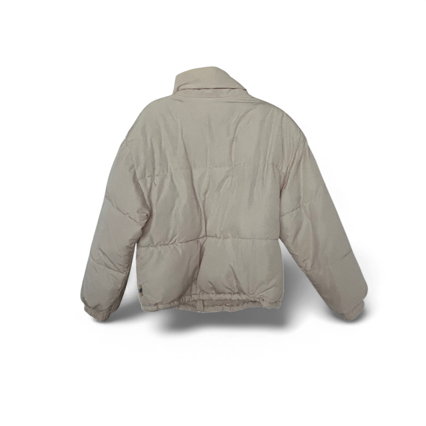 Pull and Bear Jacke Damen Gr S Beige Kurz Steppjacke Modern Leicht Trendy