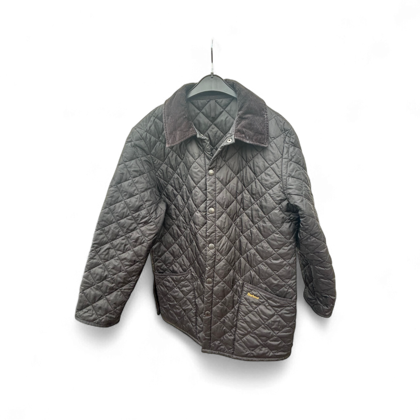 🧥 Barbour Steppjacke Herren L Schwarz – Klassisch & Warm 🧥