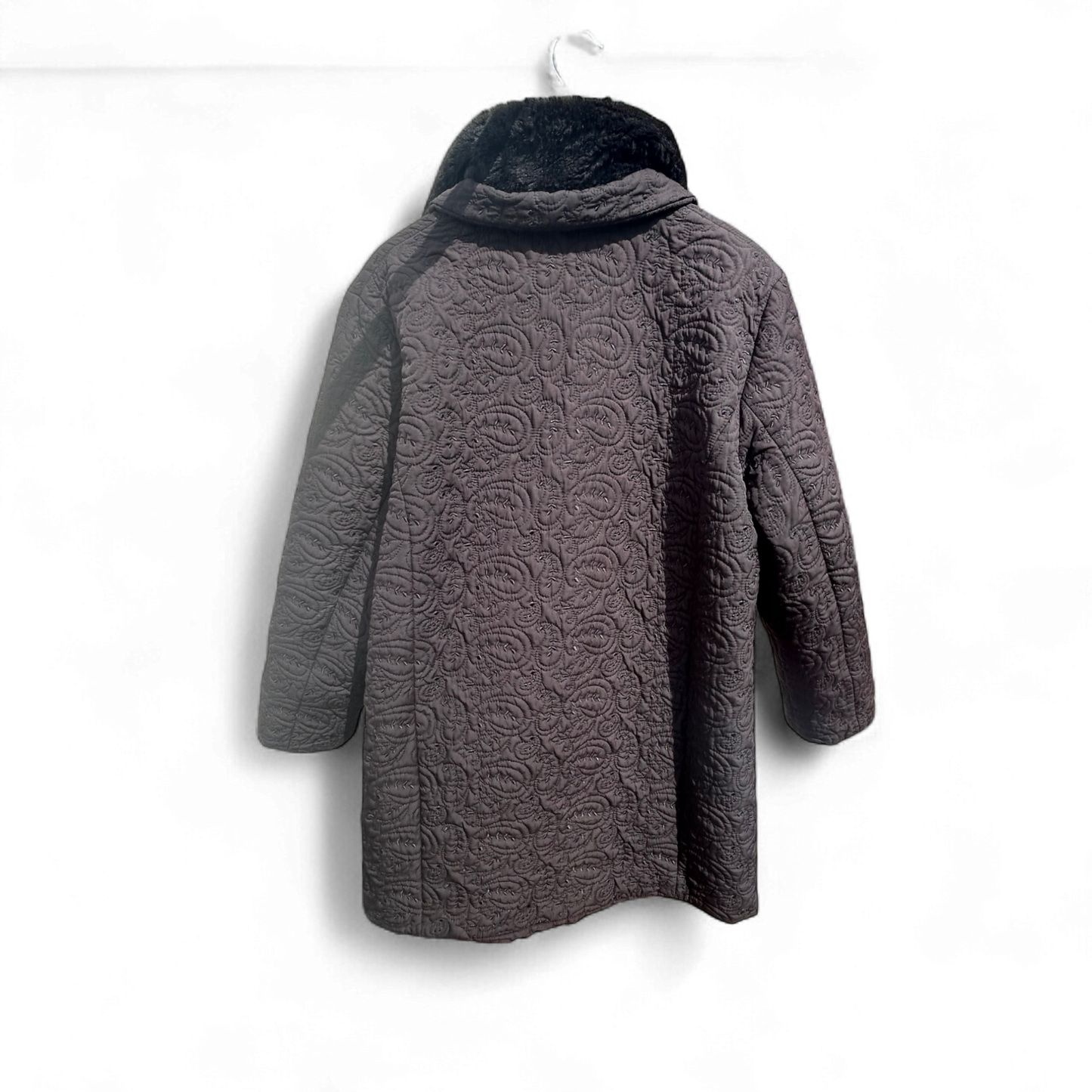 Damen Steppjacke Schwarz Größe 3XL Gefüttert Elegant Übergangsjacke Top Zustand